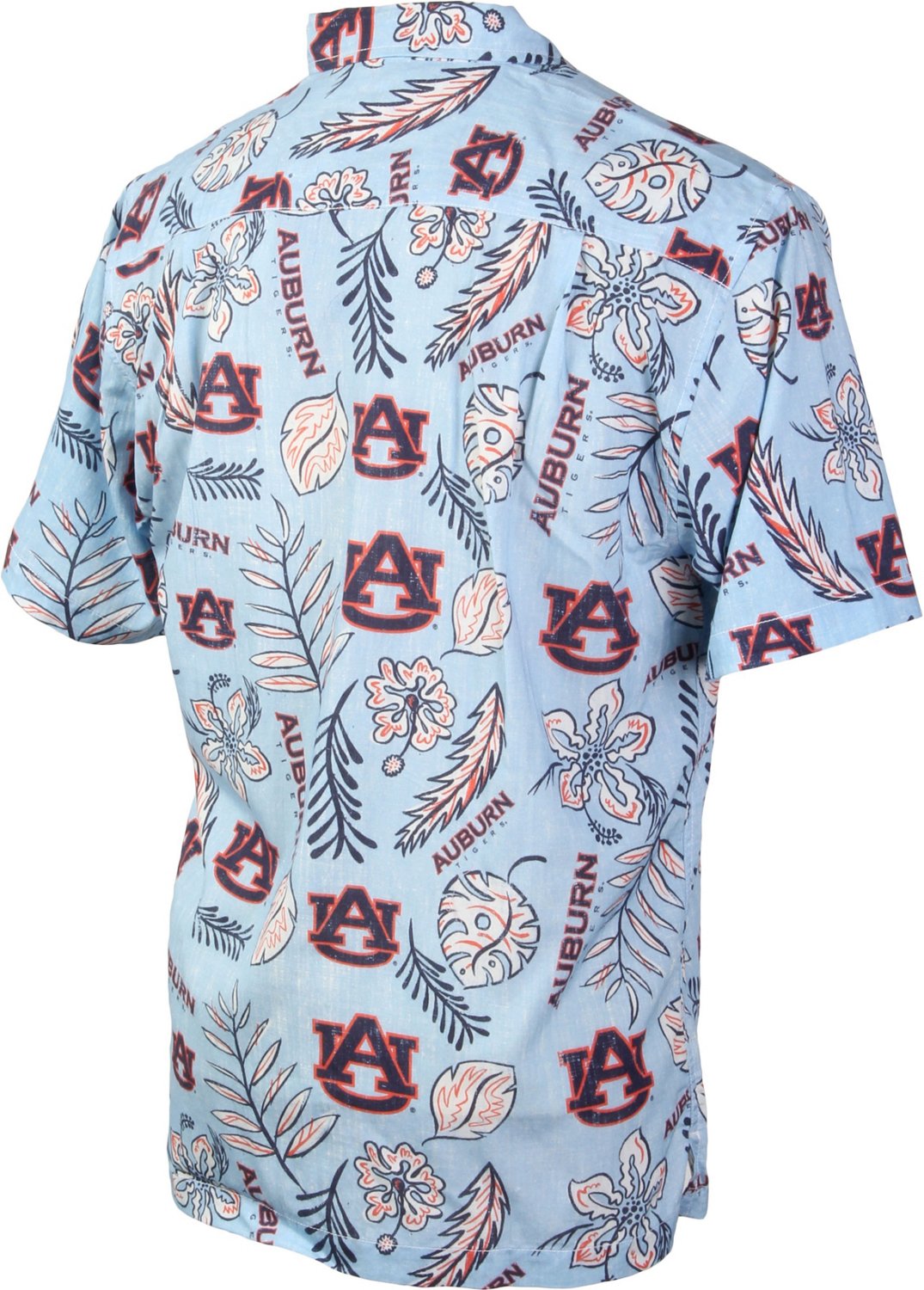 Wes and Willy Men's Auburn University Vintage Floral Button Down Shirt                                                           - view number 2