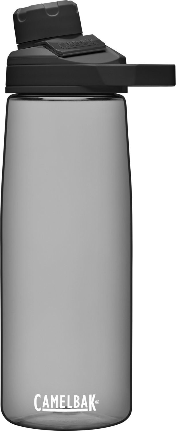 CamelBak Chute Mag BPA Free Water Bottle with Tritan Renew - Magnetic Cap Stows While Drinking, 25oz, Charcoal Bottle 25 oz Charcoal