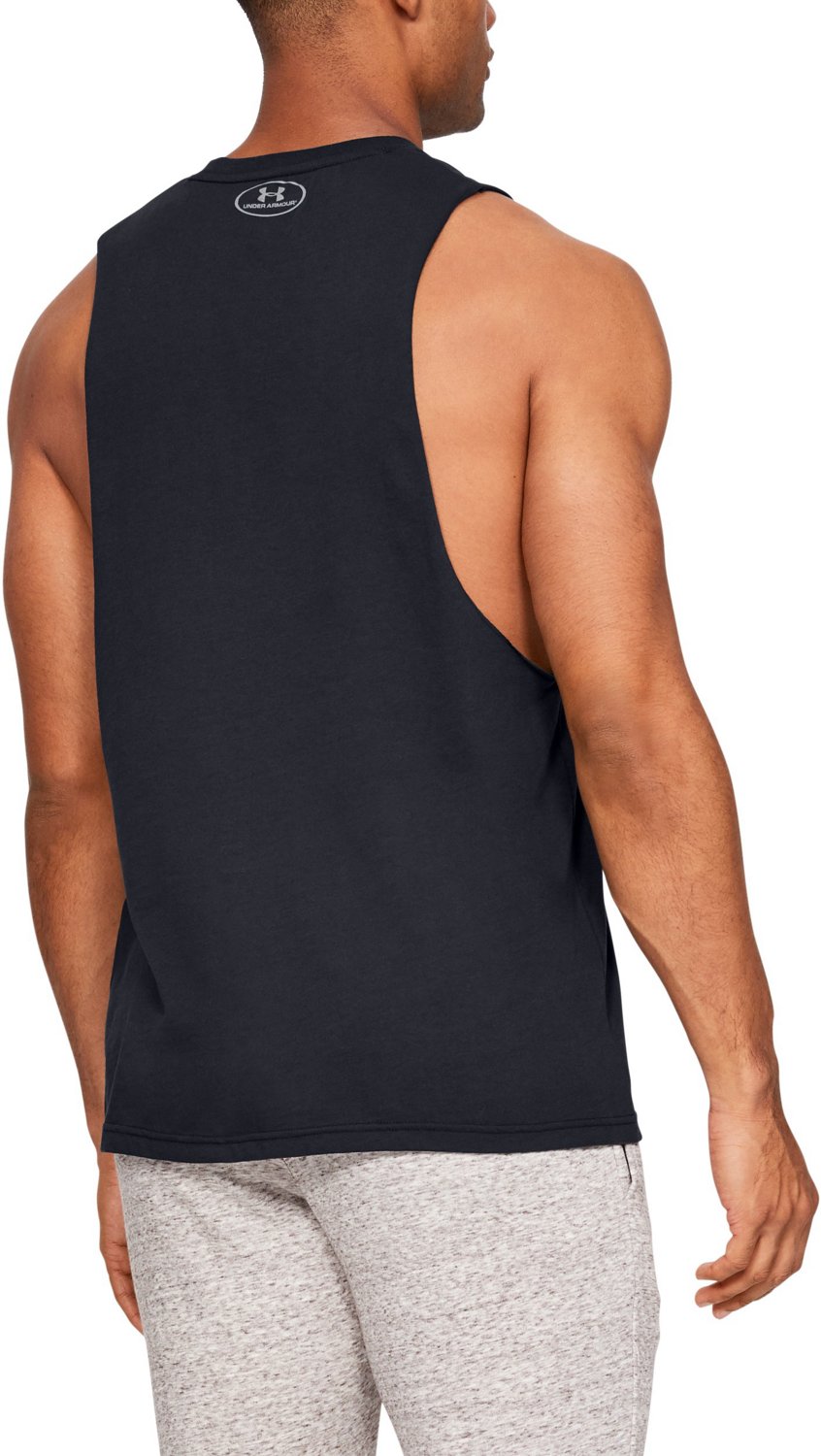 Under Armour Men's Left Chest Cut Off Tank Top