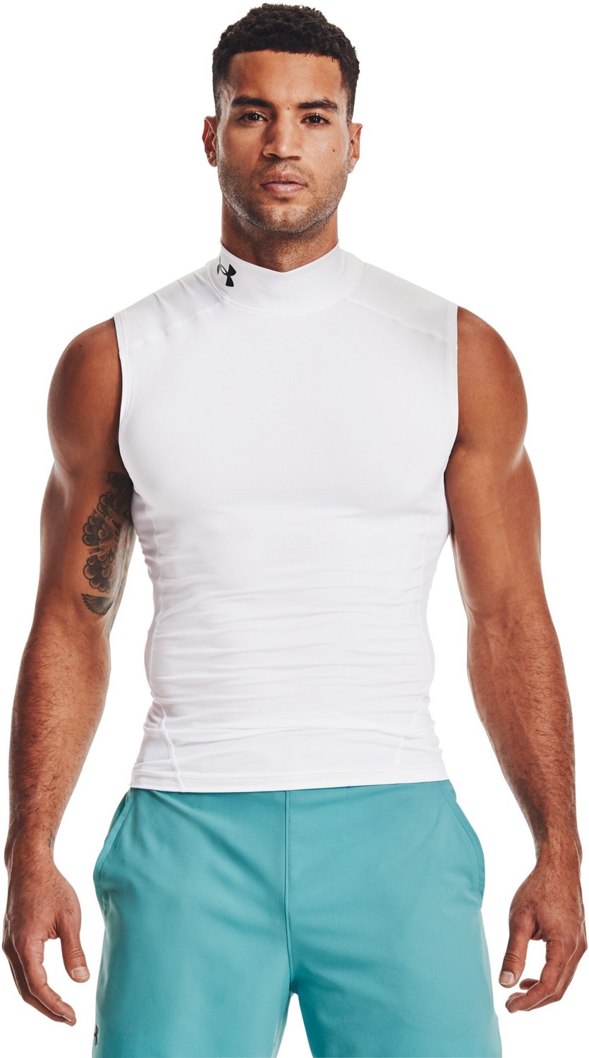 Under armour men's heatgear armour sleeveless hot sale compression shirt