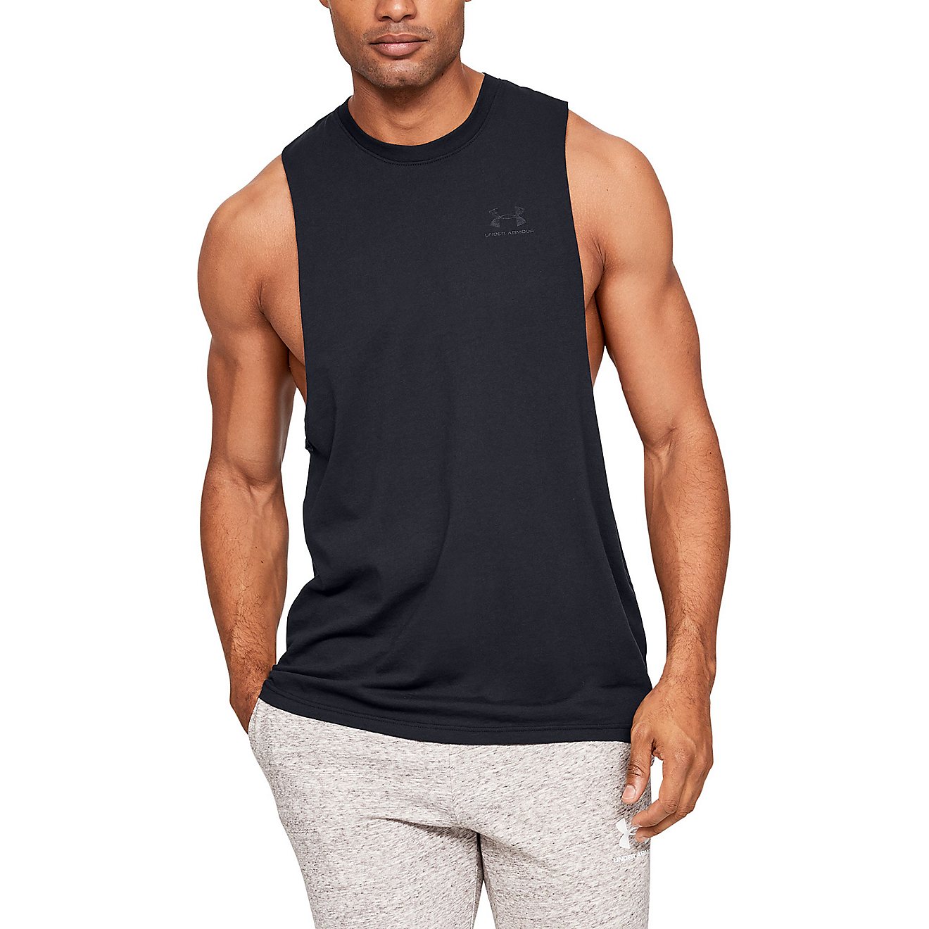 Under Armour Men's Sportstyle Left Chest Cut-off Sleeveless Top                                                                  - view number 1