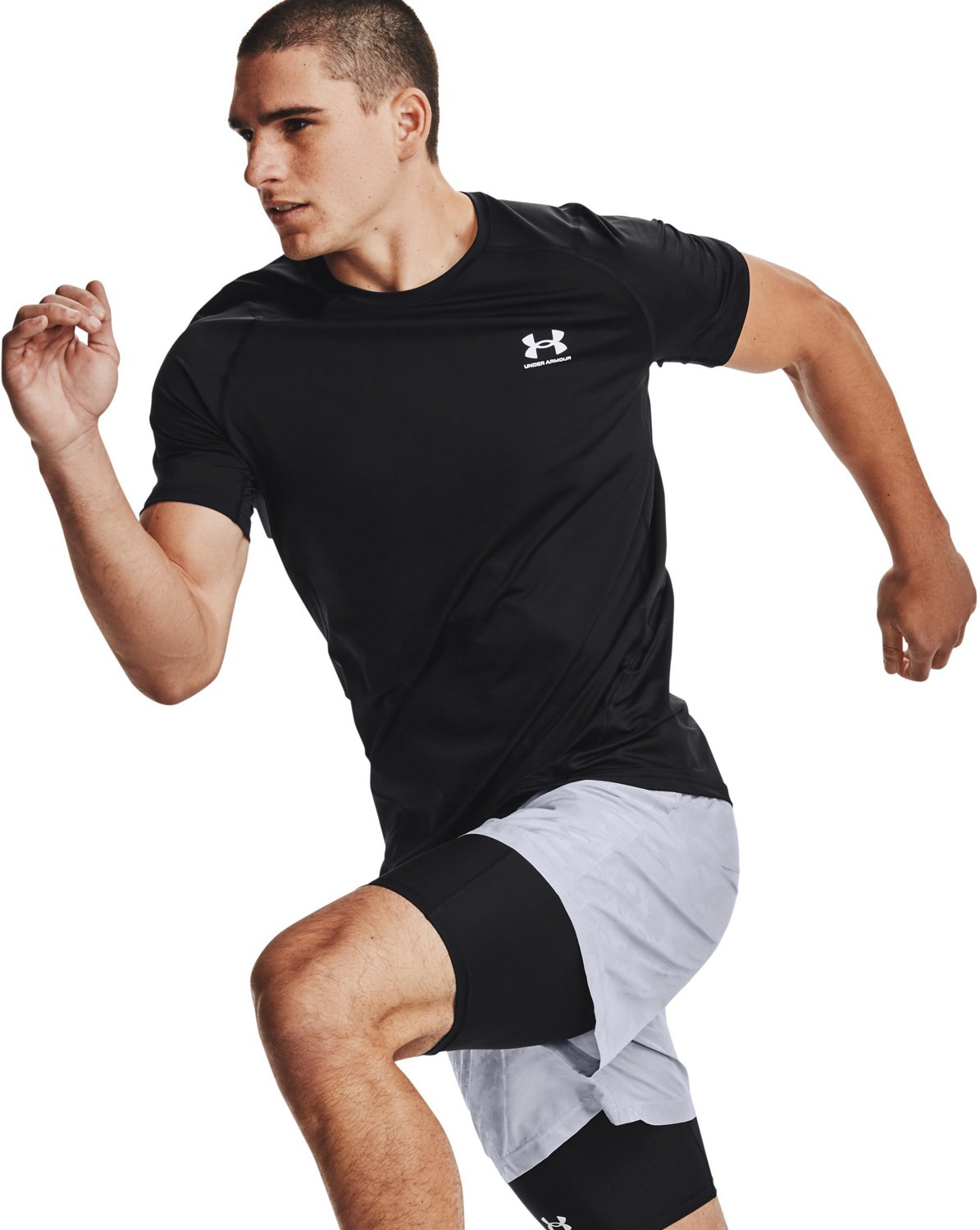 Under Armour Men's HeatGear Armour Fitted Short Sleeve Top                                                                       - view number 5