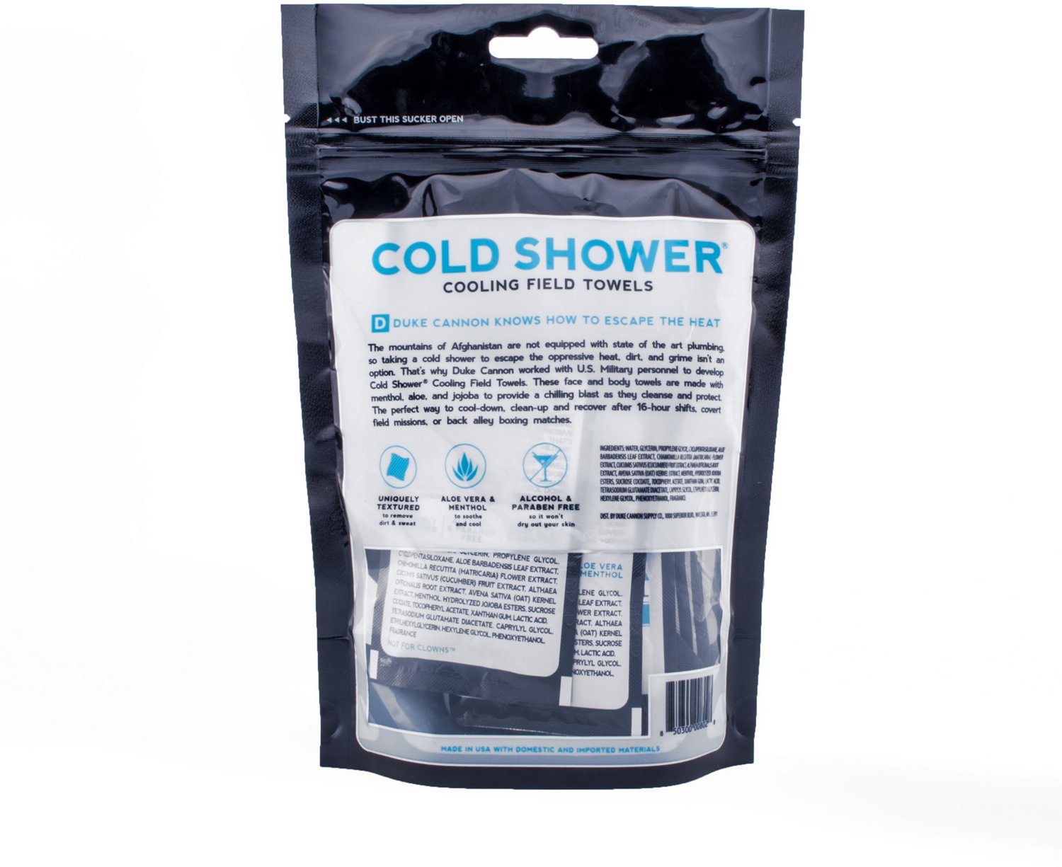 Duke Cannon Cold Shower Cooling Field Towels Multipack Pouch                                                                     - view number 3