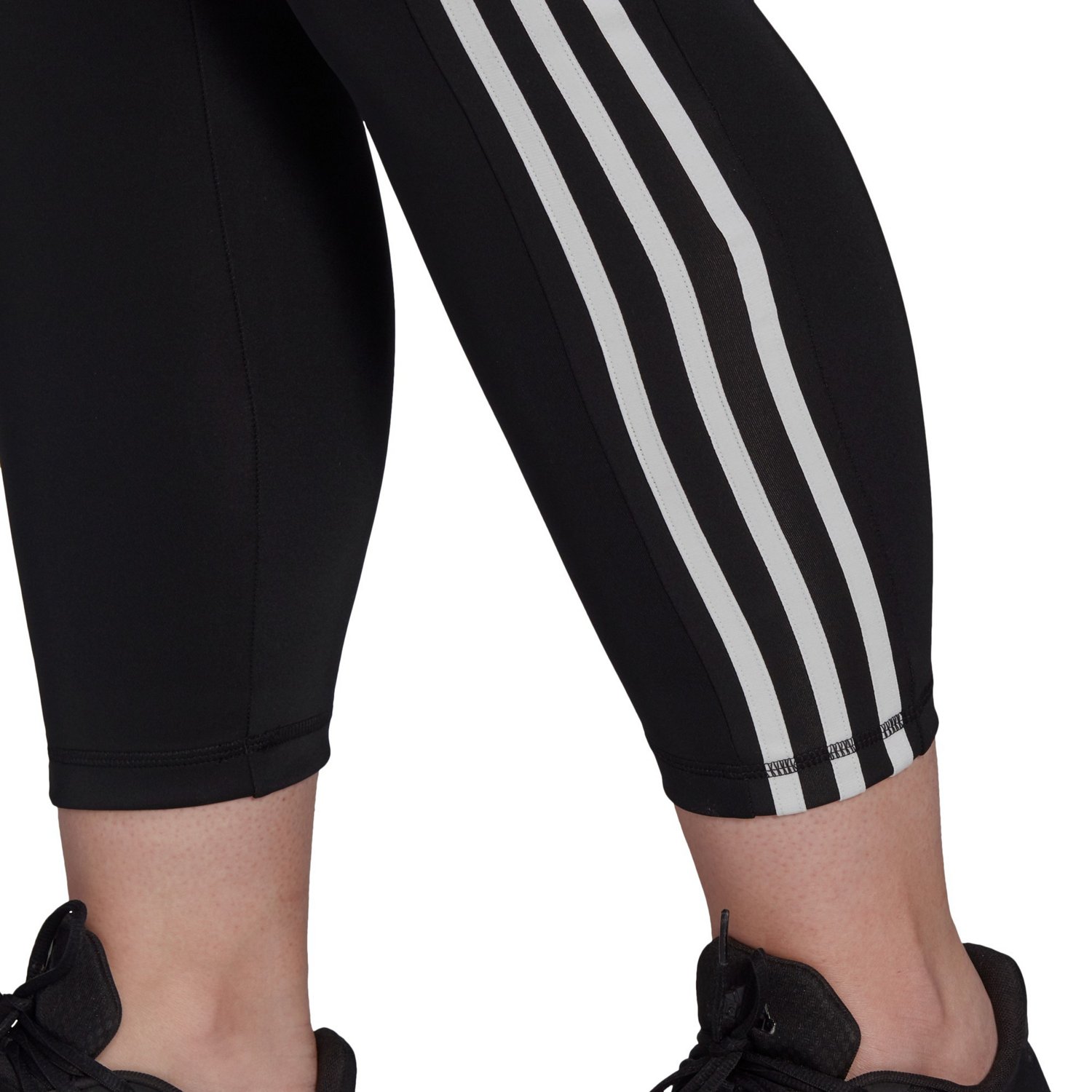 adidas Women's 3 Stripes 7/8-Length Plus Size Tights - view number 5