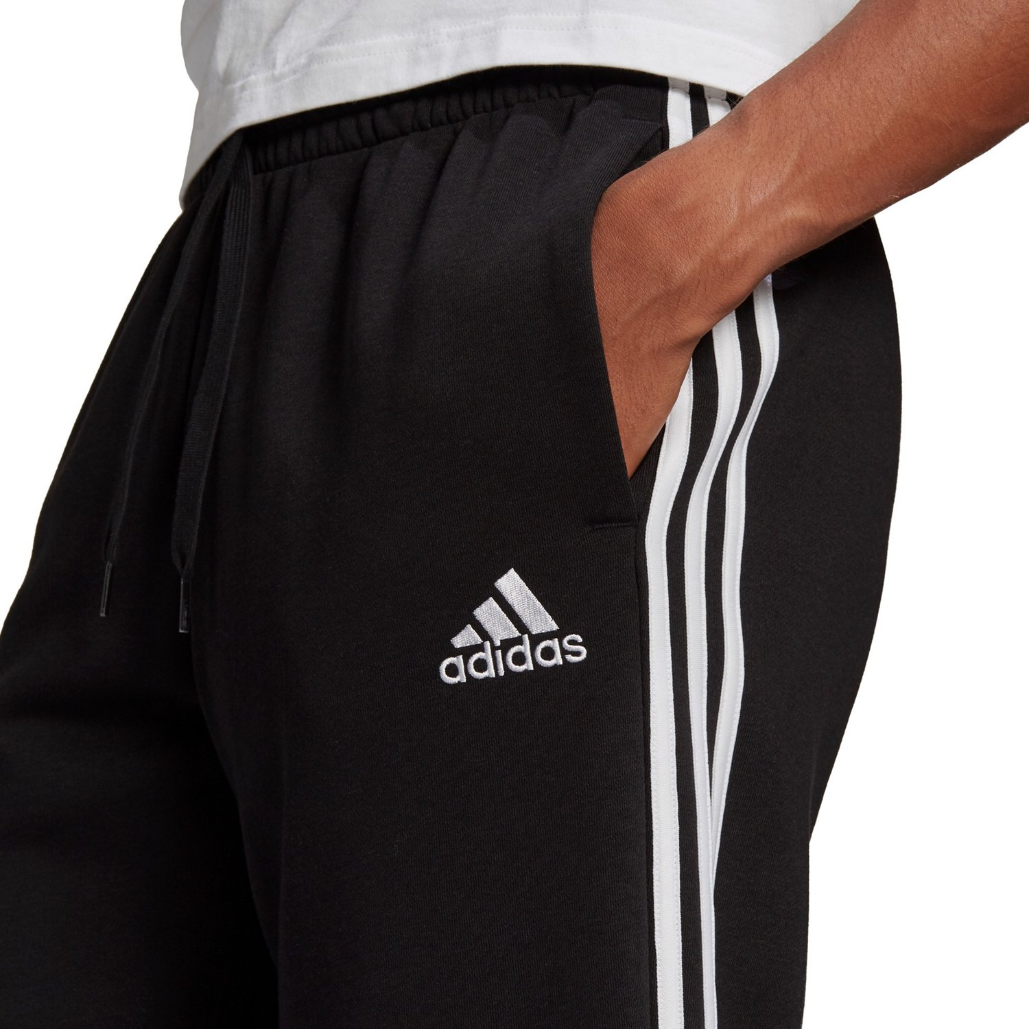adidas Men's Essentials Open Hem Pants Free Shipping at Academy