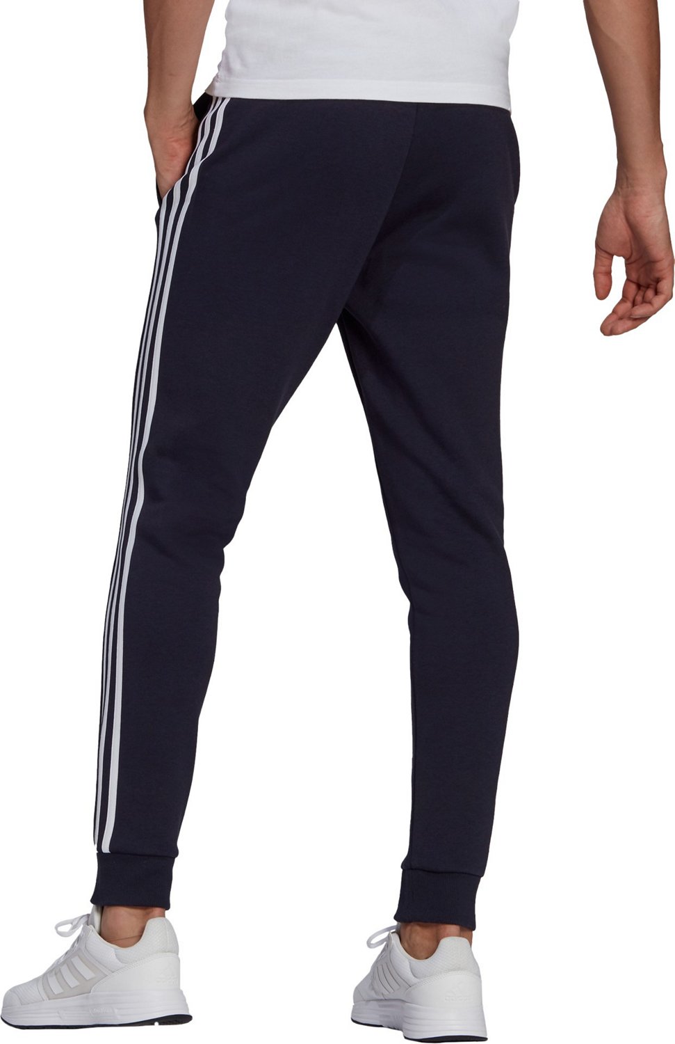 adidas Men's 3S Fleece Tapered Sweatpants - view number 2