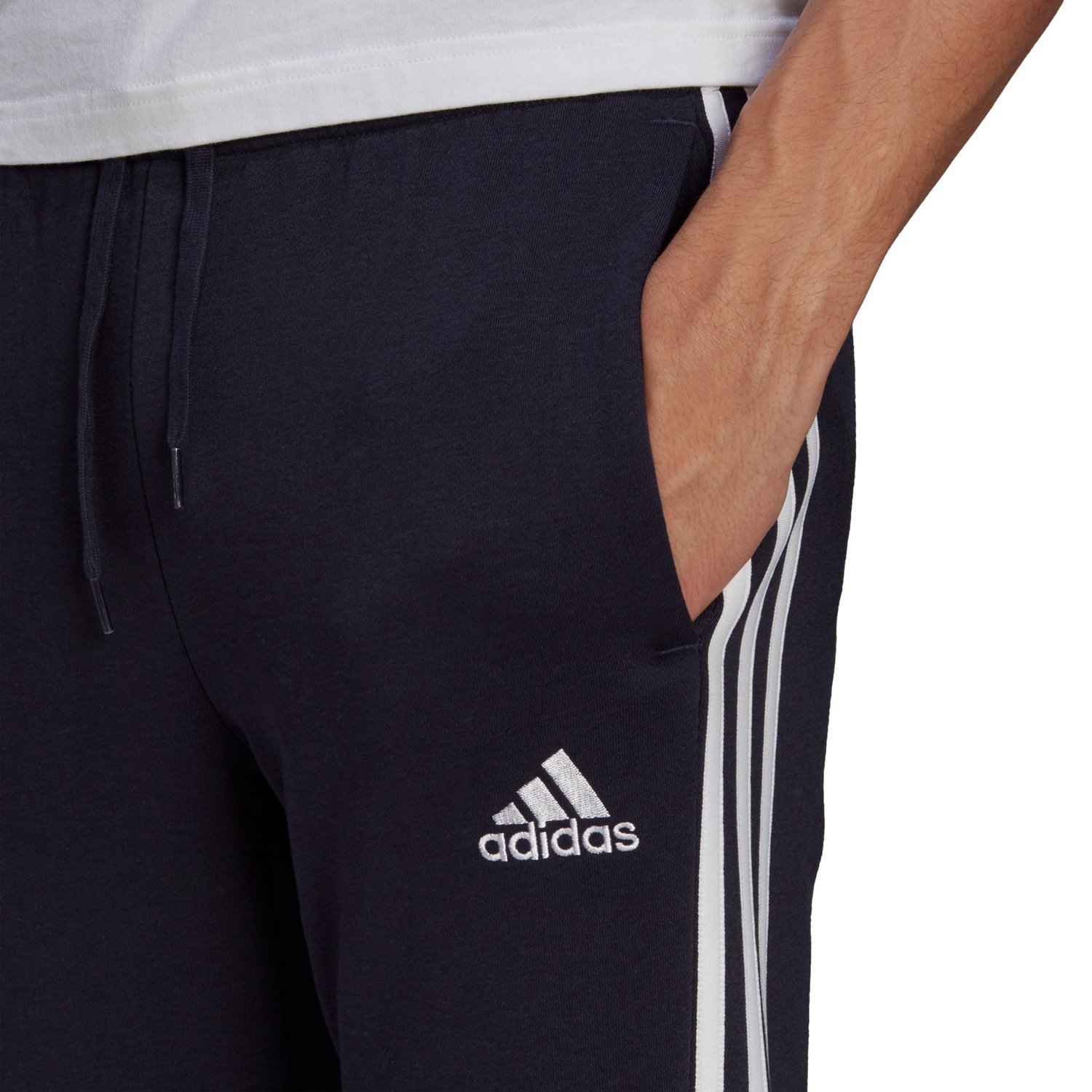 adidas Men's 3S Fleece Tapered Sweatpants - view number 3