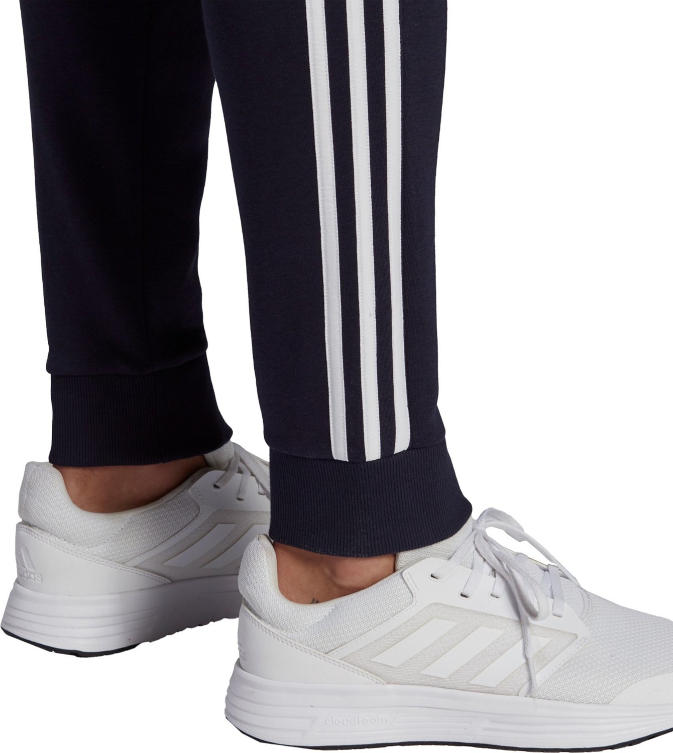 adidas Men's 3S Fleece Tapered Sweatpants