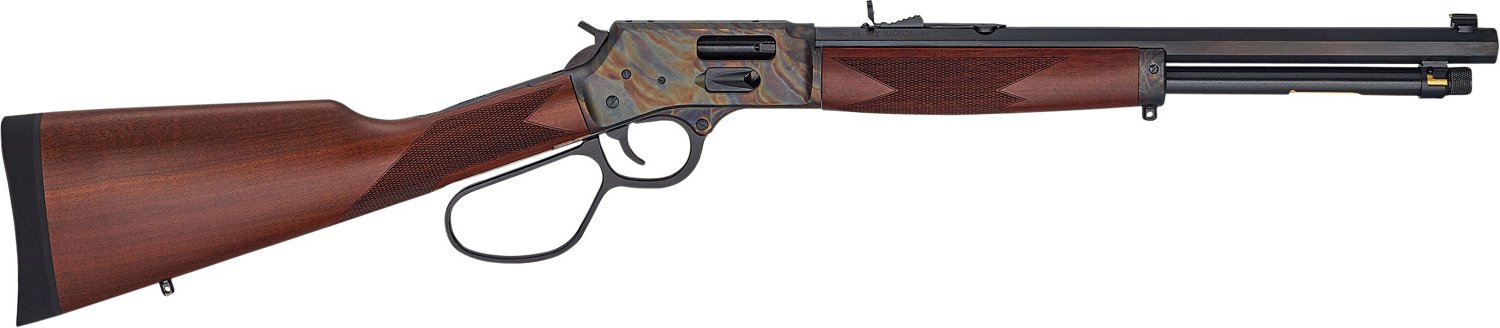 Henry Big Boy Case Hardened Side Gate Carbine 357 Magnum Lever-Action Rifle - view number 1