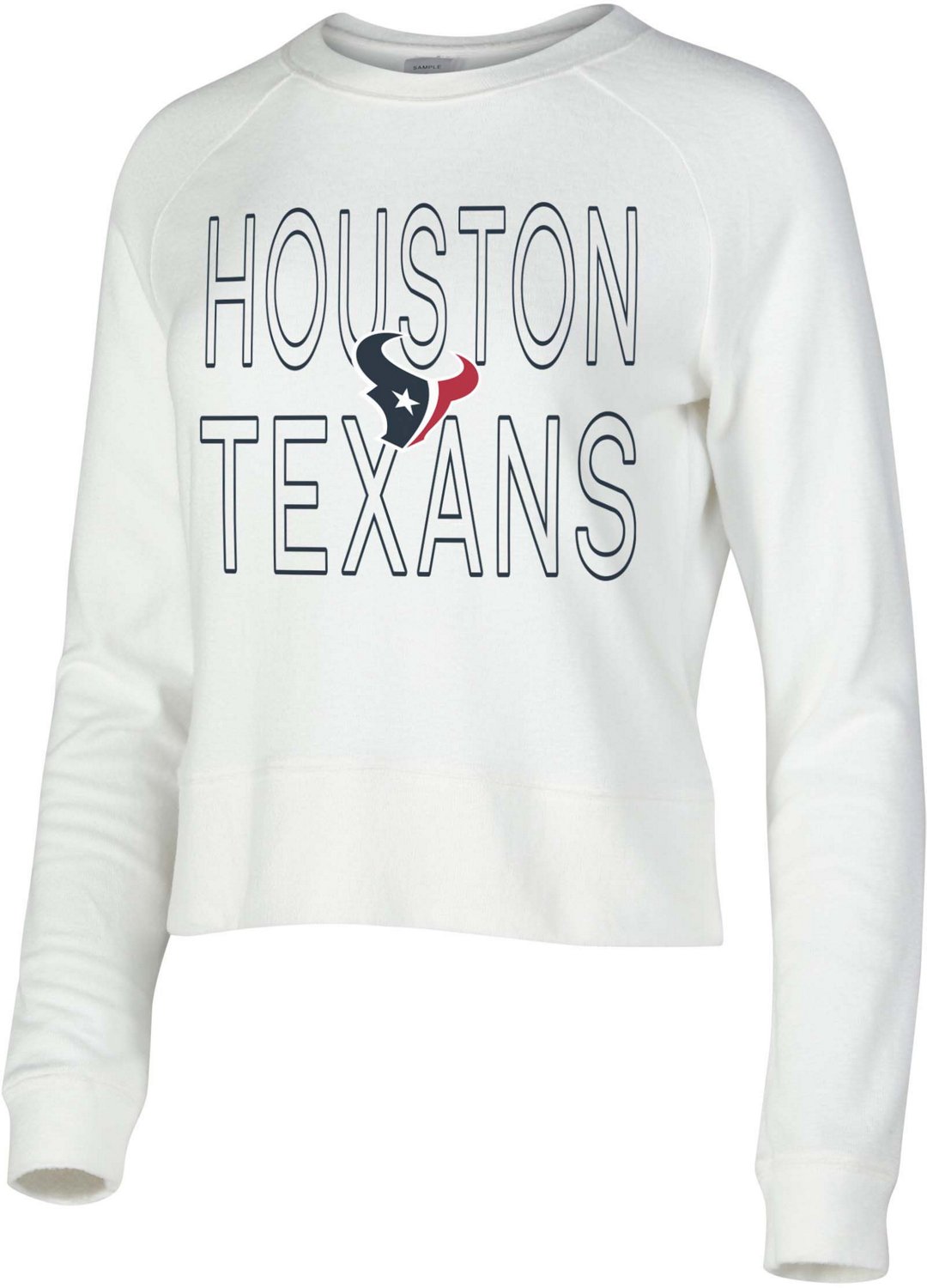 College Concept Women's Houston Texans Colonnade Long Sleeve Shirt