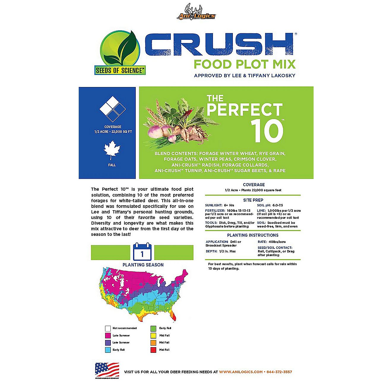 Ani-Logics 20 lb Crush The Perfect 10 Blend                                                                                      - view number 2