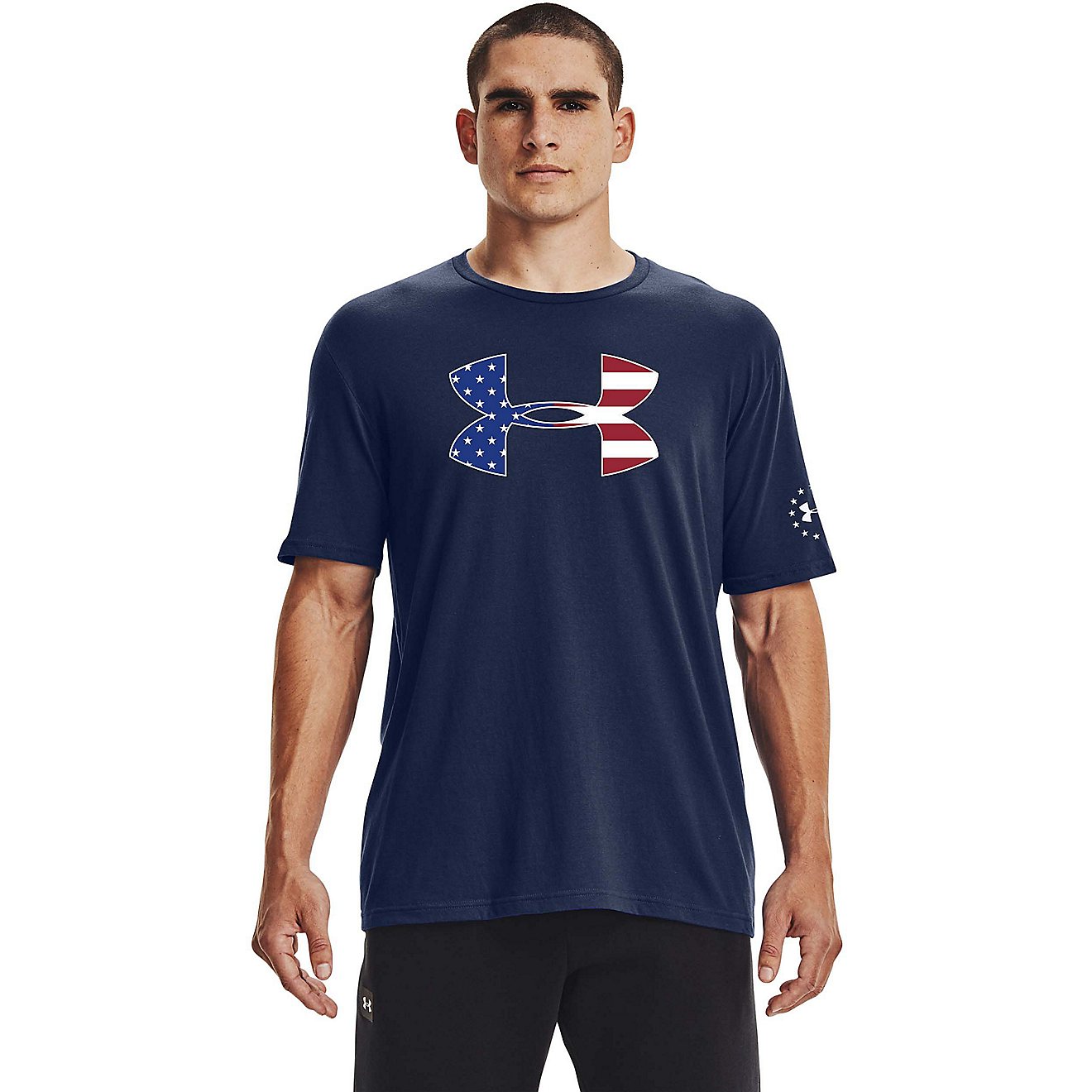 Under Armour Men's Freedom Flag Logo T-shirt                                                                                     - view number 1