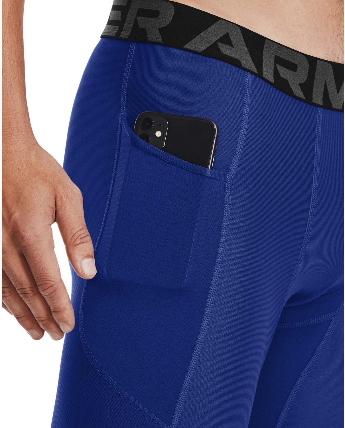 Under Armour Men's HeatGear Compression Shorts 6 in - view number 3