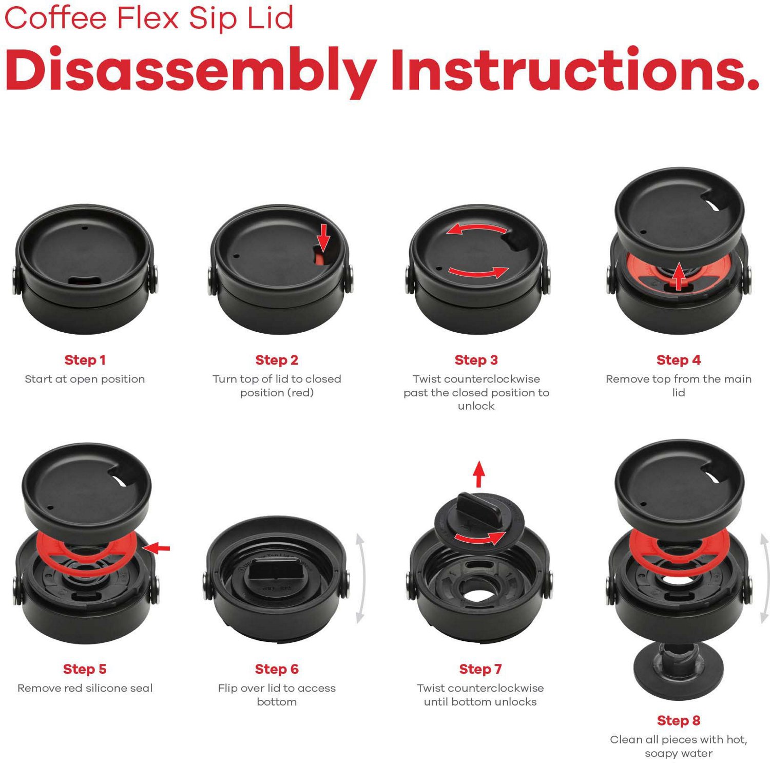 Hydro Flask Wide Mouth Flex Sip Lid - view number 3