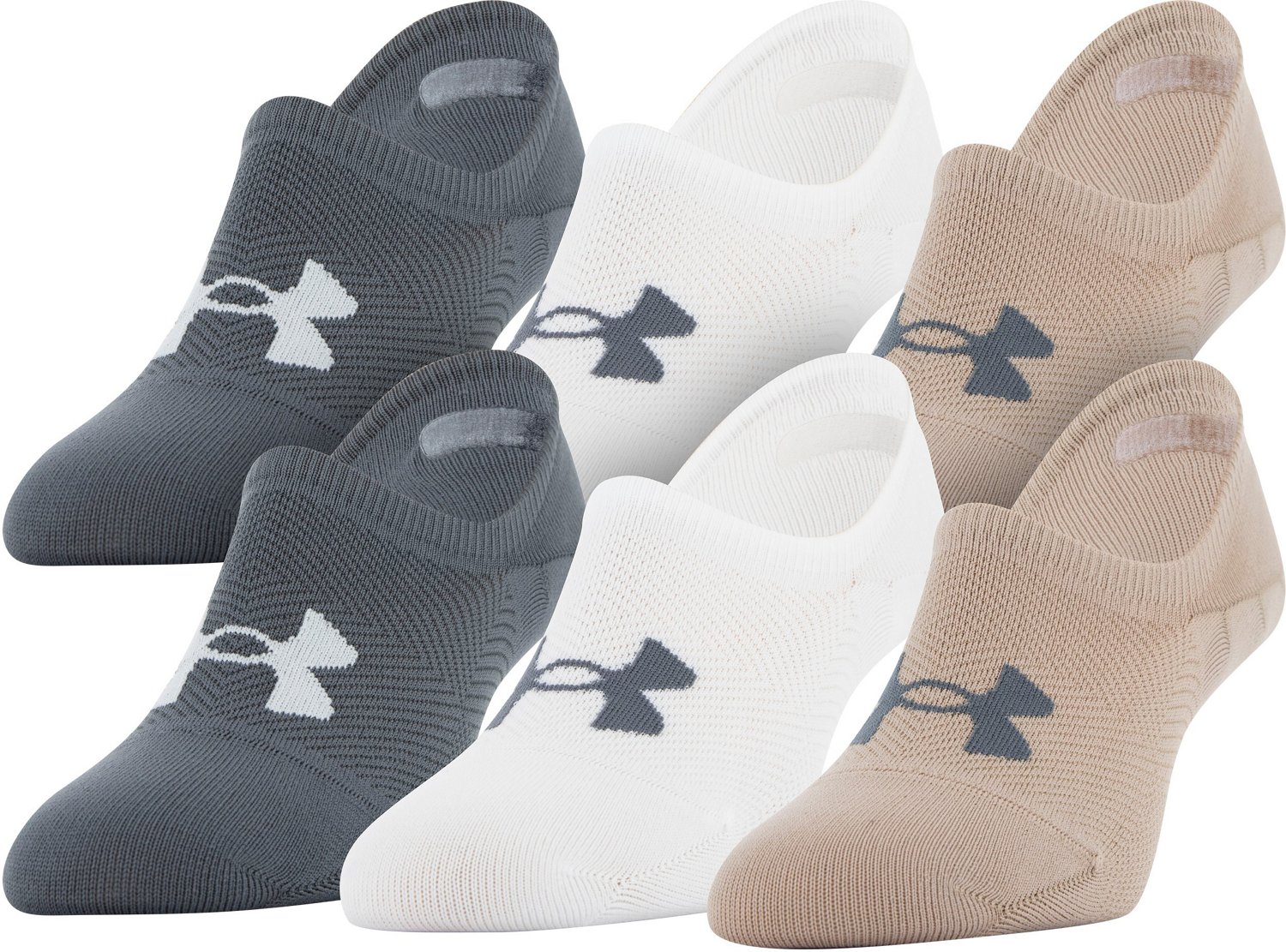 Under Armour Women's Essential Breathe Lite Ultra Low Training Socks 6-Pack - view number 1