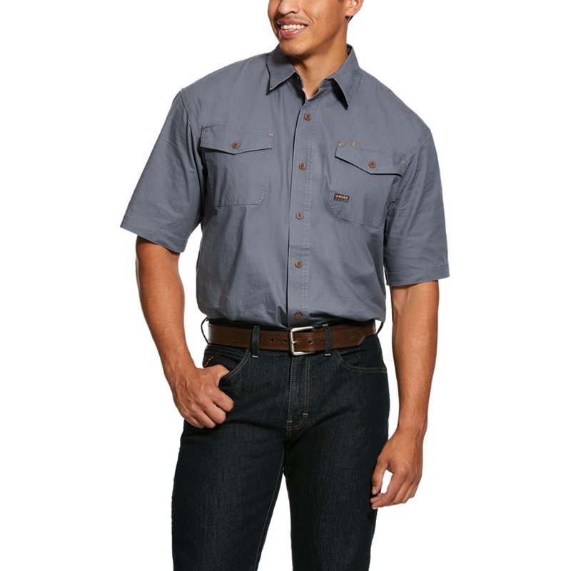 Ariat Men's Rebar Made Tough DuraStretch Classic Work Shirt