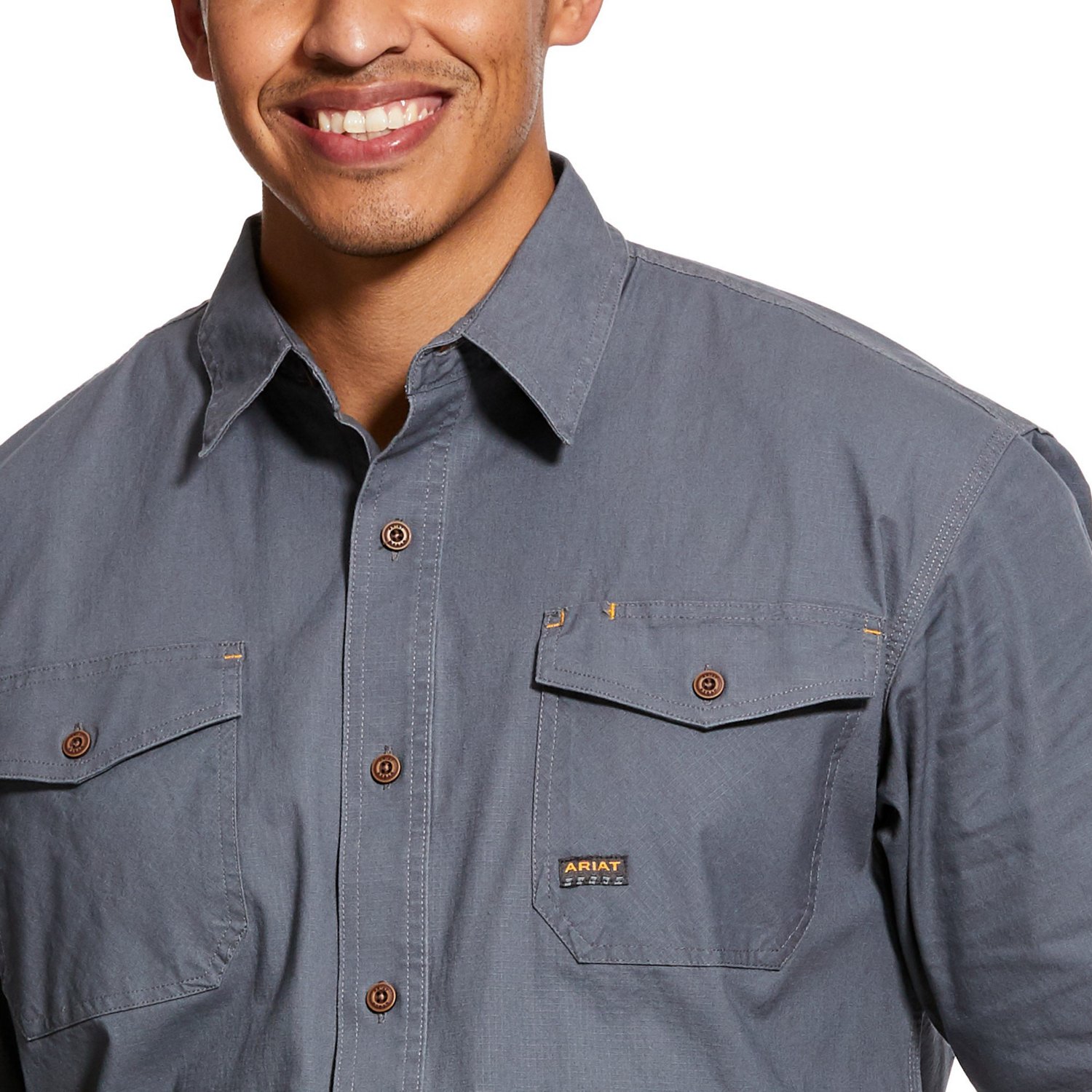 Ariat Men's Rebar Made Tough DuraStretch Classic Work Shirt - view number 2