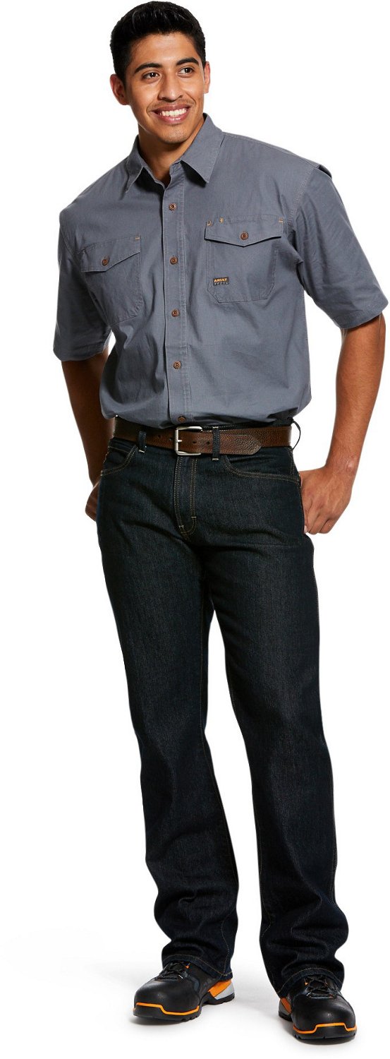 Ariat Men's Rebar Made Tough DuraStretch Classic Work Shirt - view number 3