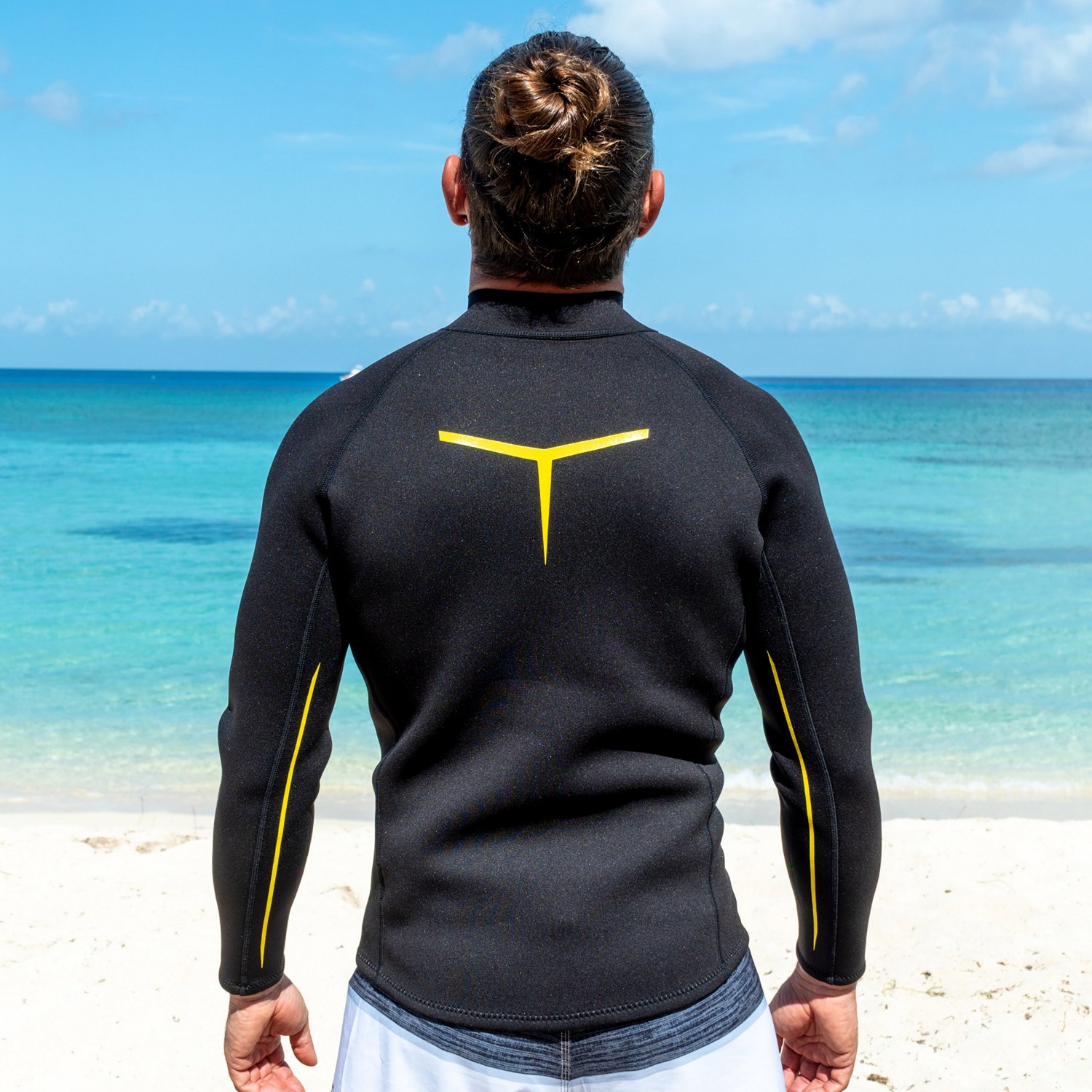 TUSA Men’s 2 mm Neoprene Wetsuit Top                                                                                           - view number 4