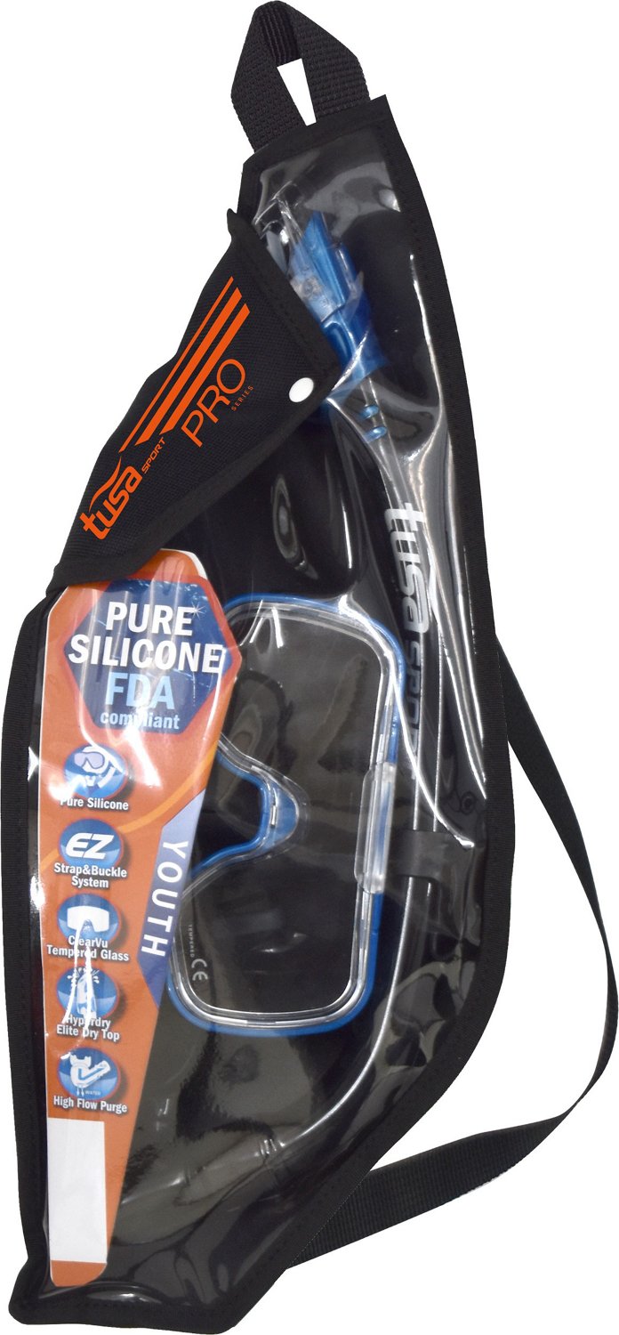 Tusa Youth Mini-Kleio Mask and Dry Snorkel Combo                                                                                 - view number 2