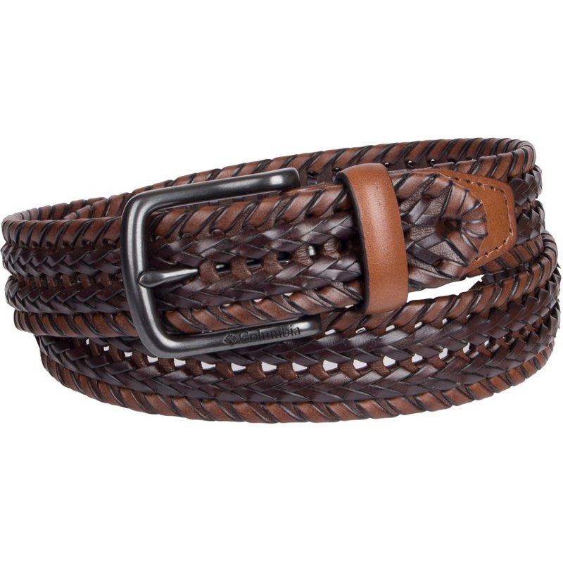 Columbia Sportswear Men's Crane Prairie Elevated Braid Belt Brown, Large - Men's Belts at Academy Sports