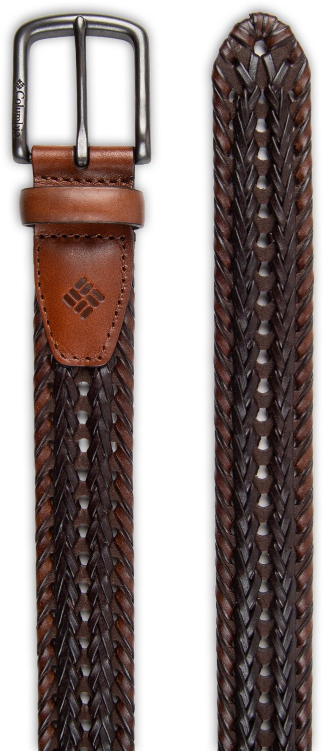 Men's Leather Braided Belt