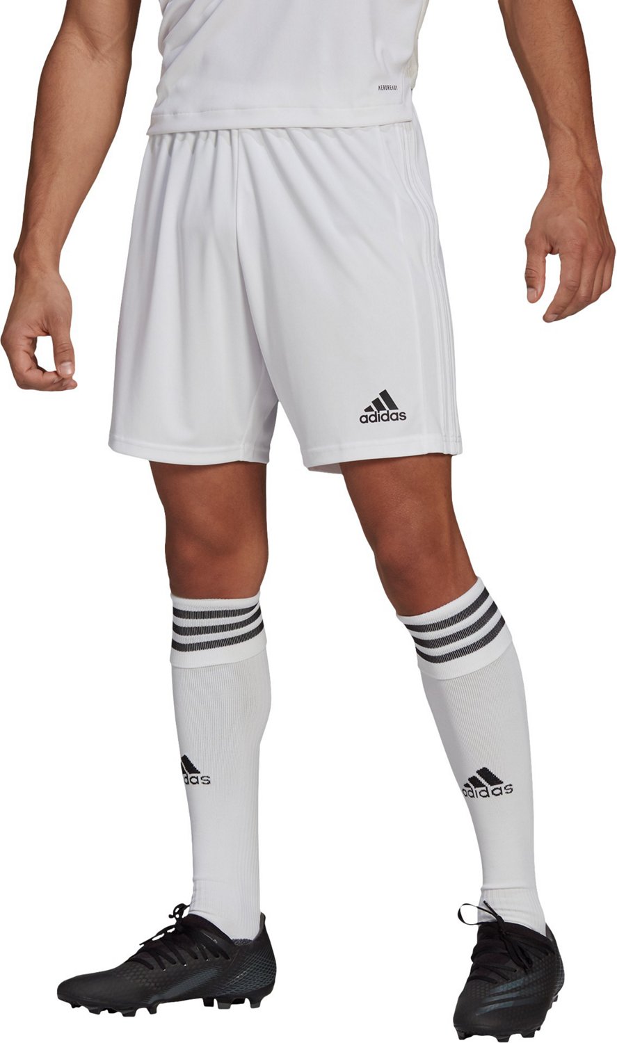 White 'soccer hotsell shorts mens