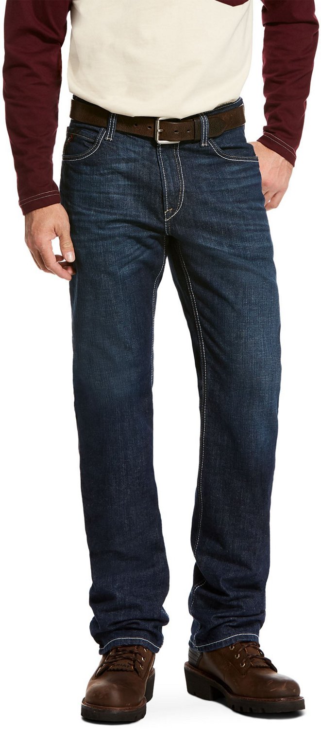 Ariat Men's Low-Rise DuraStretch Lineup Stackable Straight Leg Jeans ...