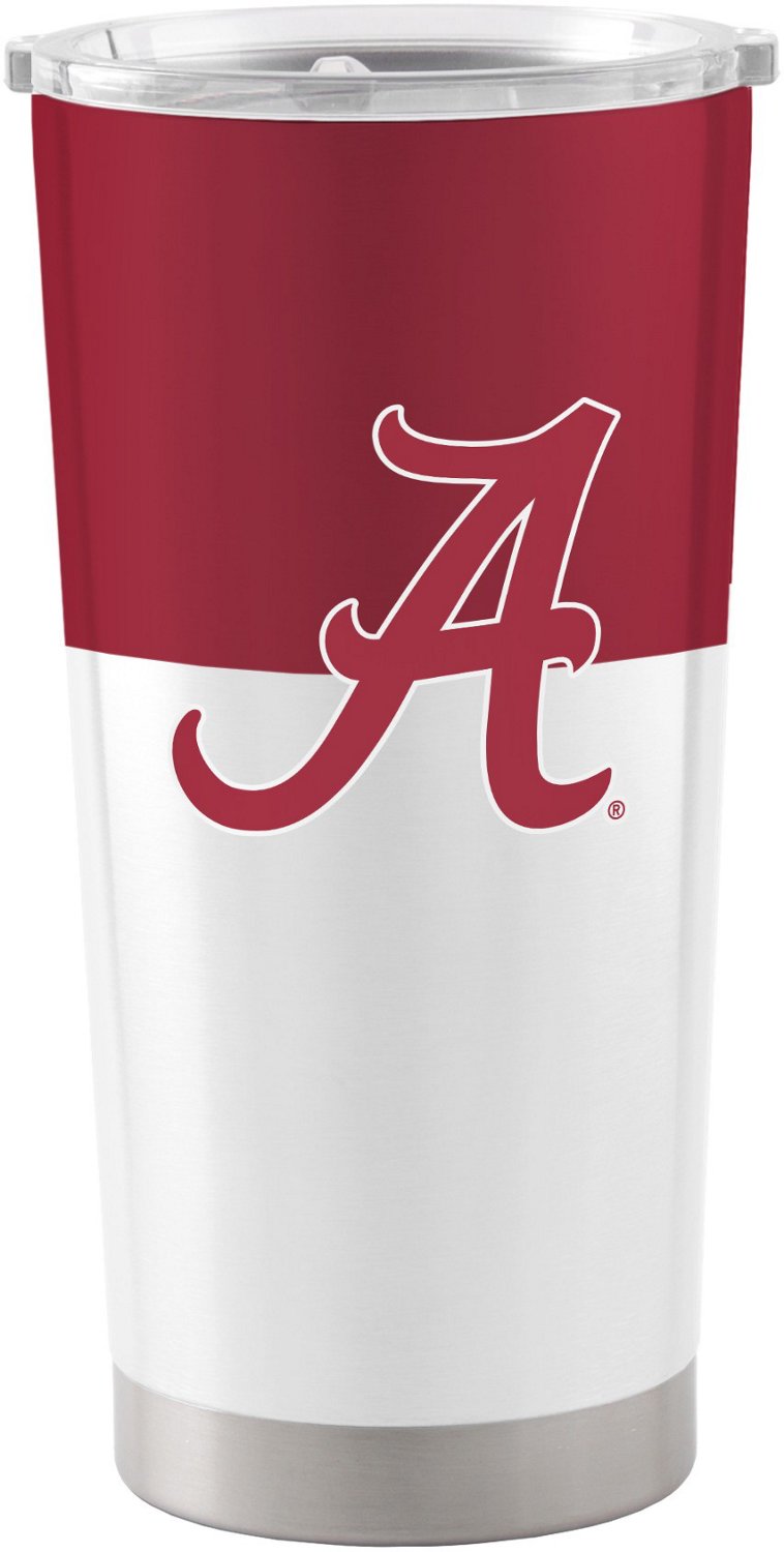 Alabama Crimson Tide 20 oz. Colorblock Stainless Steel Tumbler