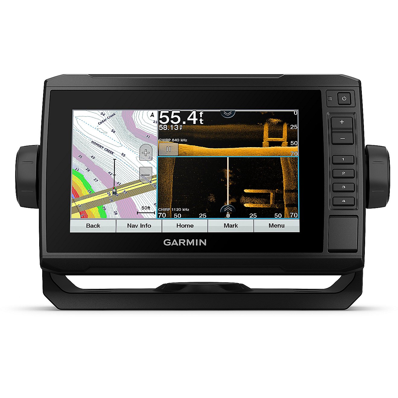 Garmin ECHOMAP UHD 73sv Touchscreen Chartplotter with Transducer                                                                 - view number 1