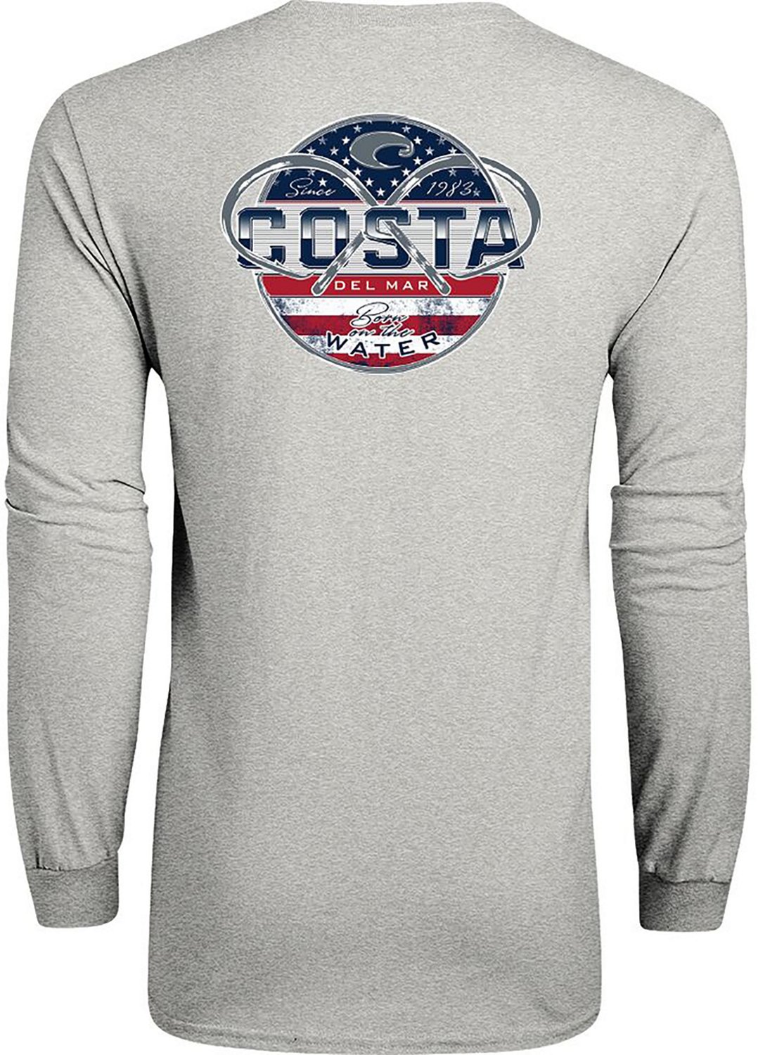 Costa Men's Chrome USA Long Sleeve T-shirt
