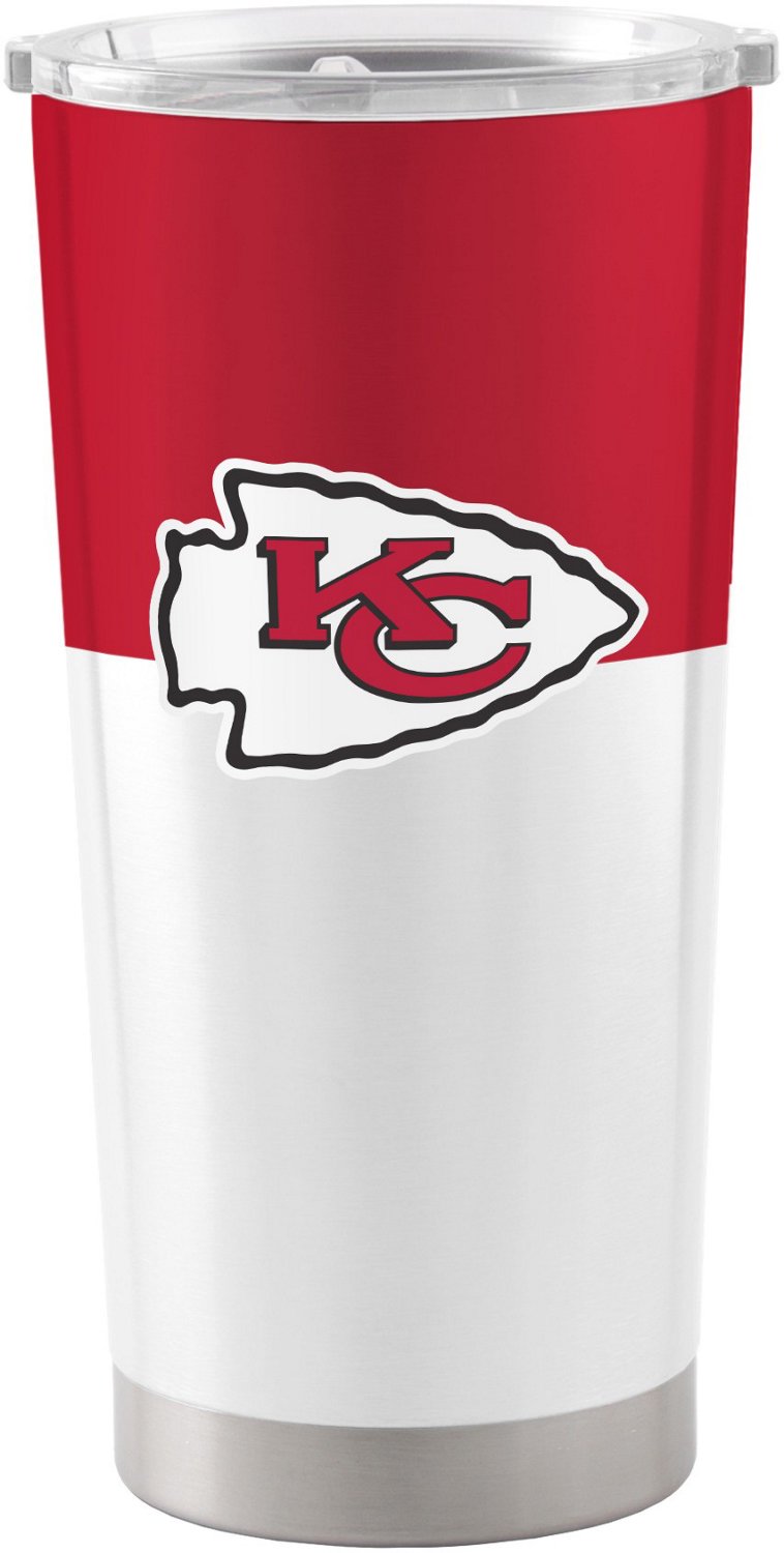 Logo Kansas City Chiefs Colorblock 20 oz Stainless Tumbler                                                                       - view number 1