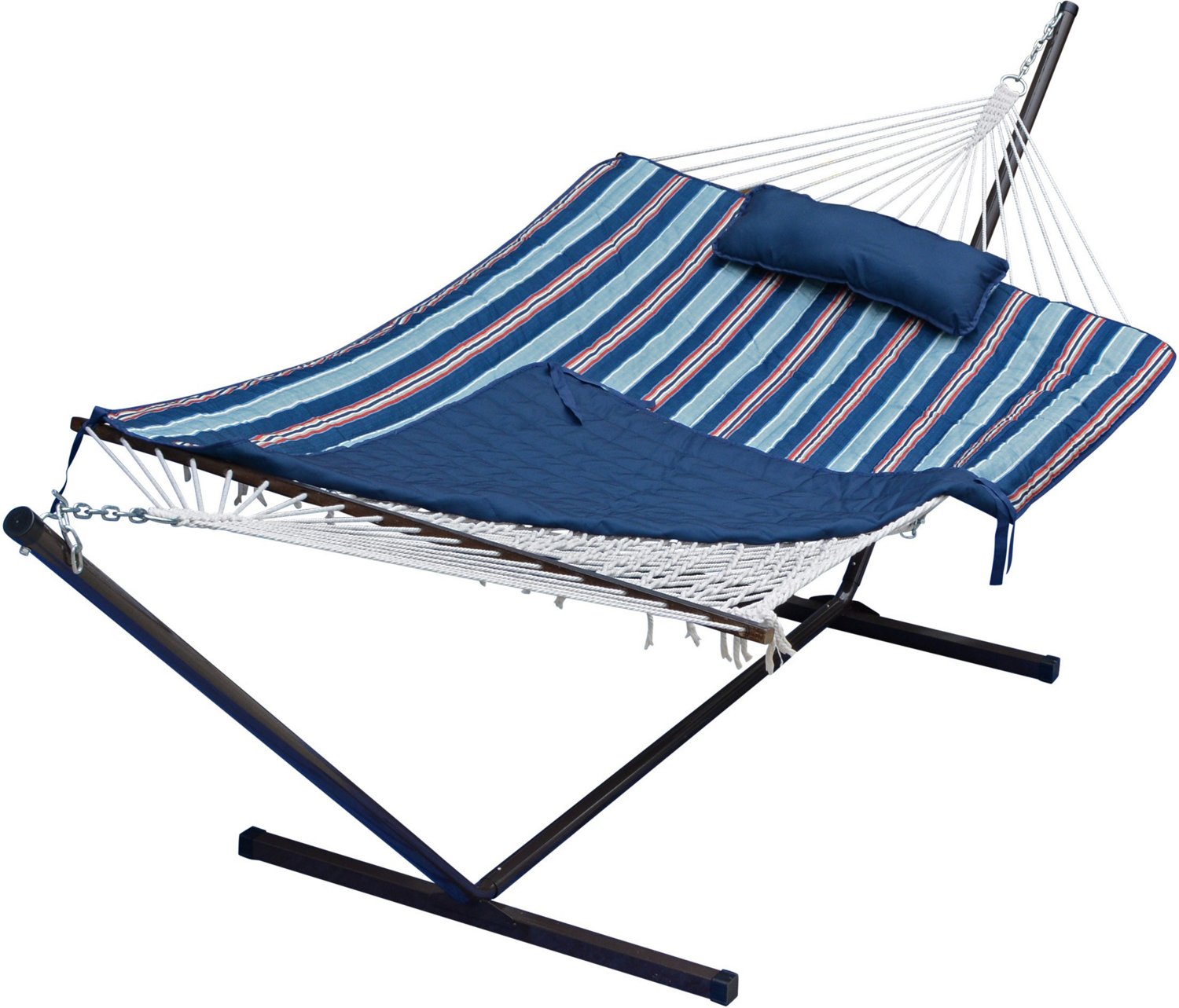 Algoma Cotton Rope Hammock Stand, Pad and Pillow Combination                                                                     - view number 4