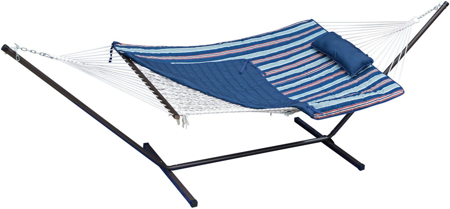 Algoma Cotton Rope Hammock Stand, Pad and Pillow Combination                                                                     - view number 5
