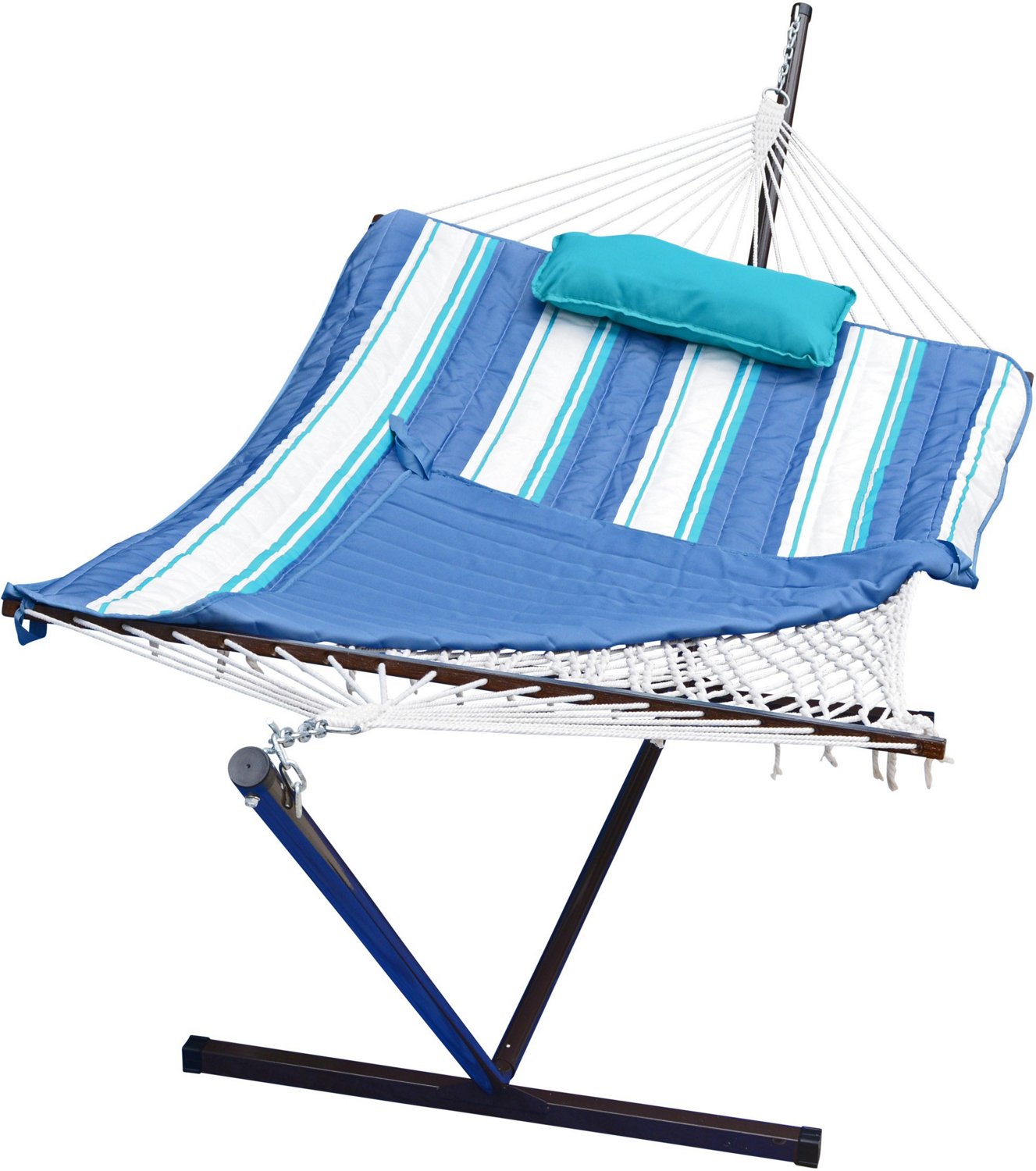 Algoma Cotton Rope Hammock Stand, Pad and Pillow Combination                                                                     - view number 2
