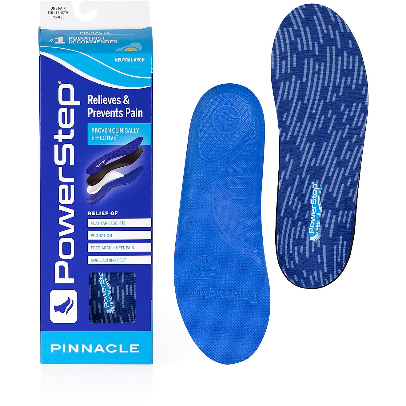 Powerstep Pinnacle Neutral Arch Shoe Insoles                                                                                     - view number 8