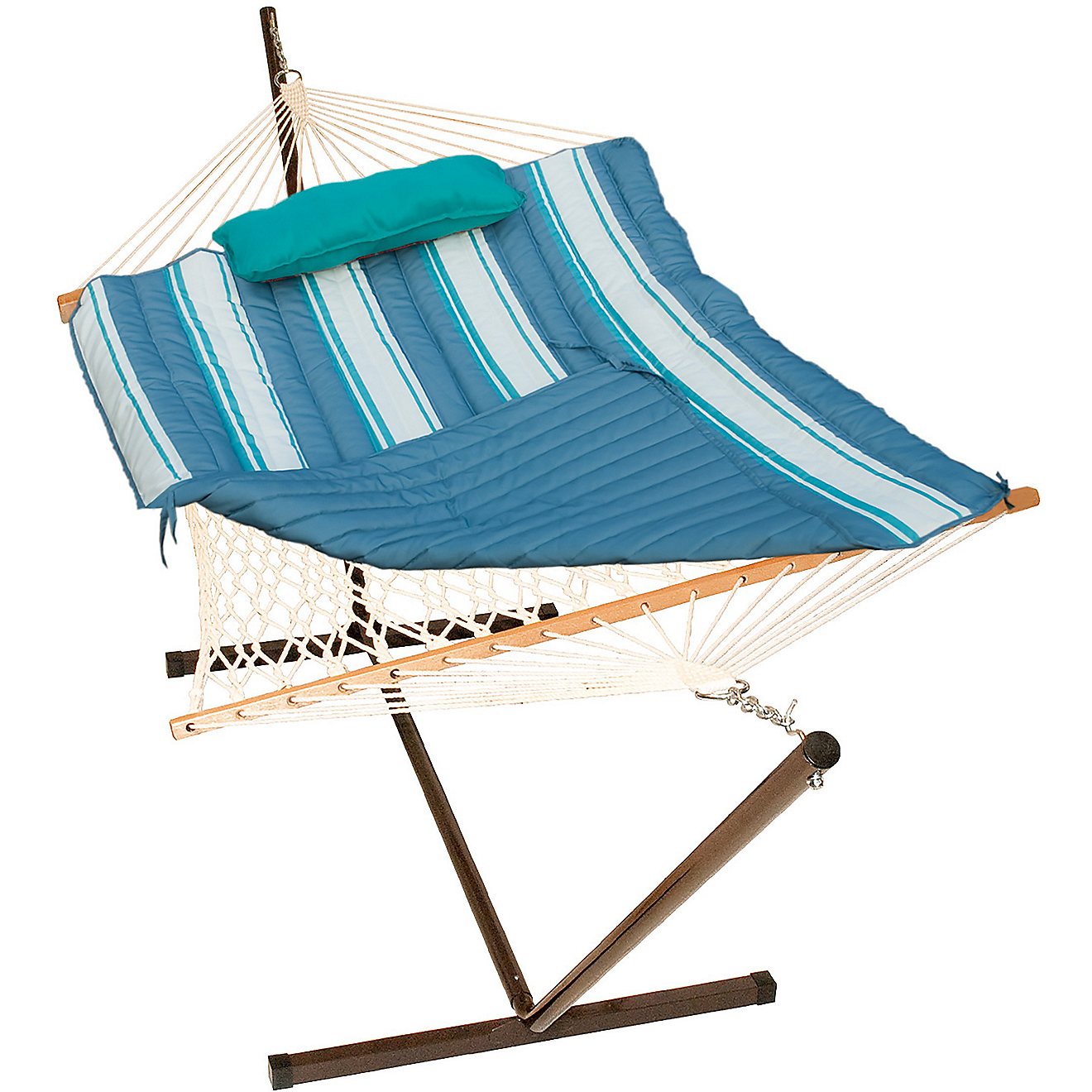 Algoma Cotton Rope Hammock Stand, Pad and Pillow Combination                                                                     - view number 1