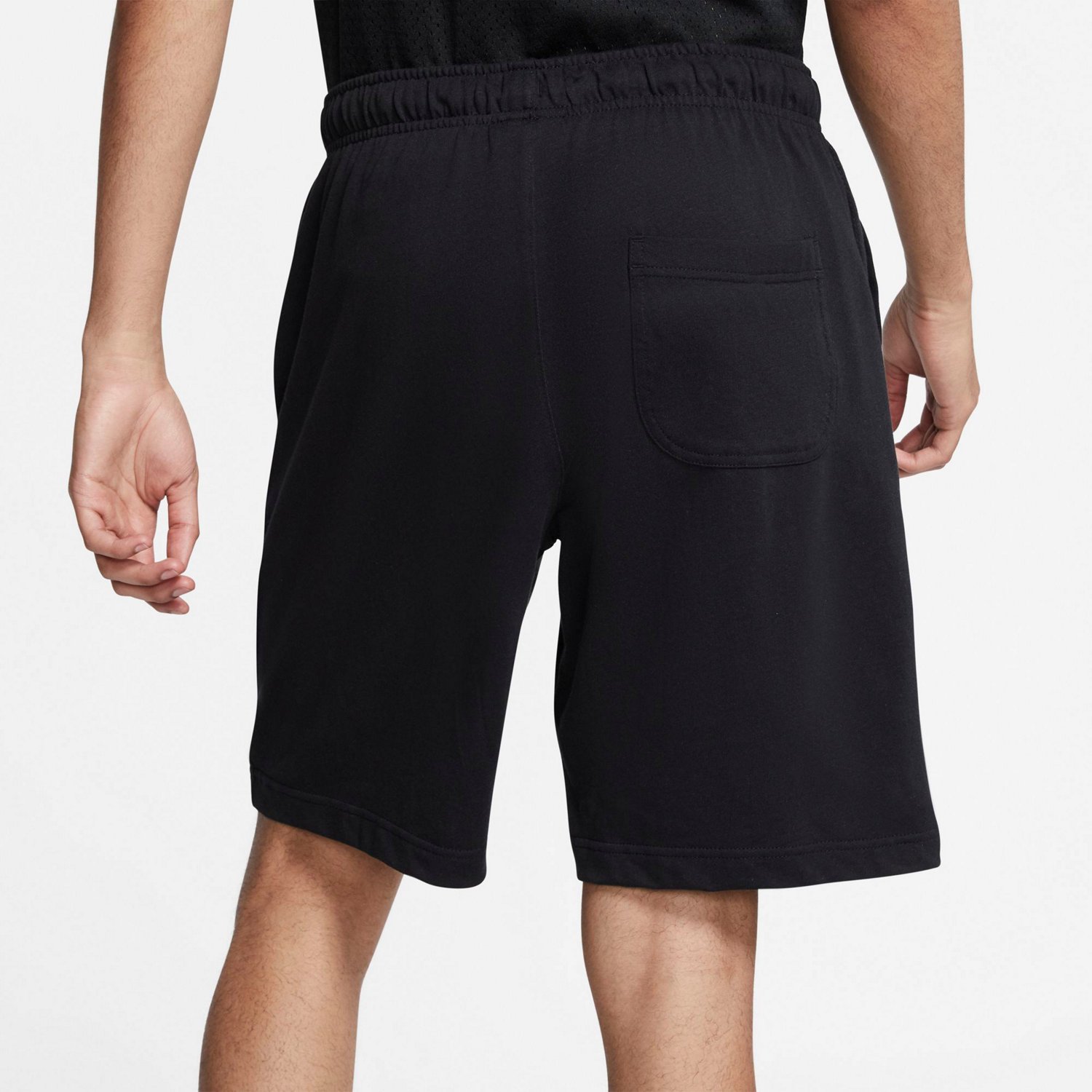 nike men's sportswear club jersey graphic shorts