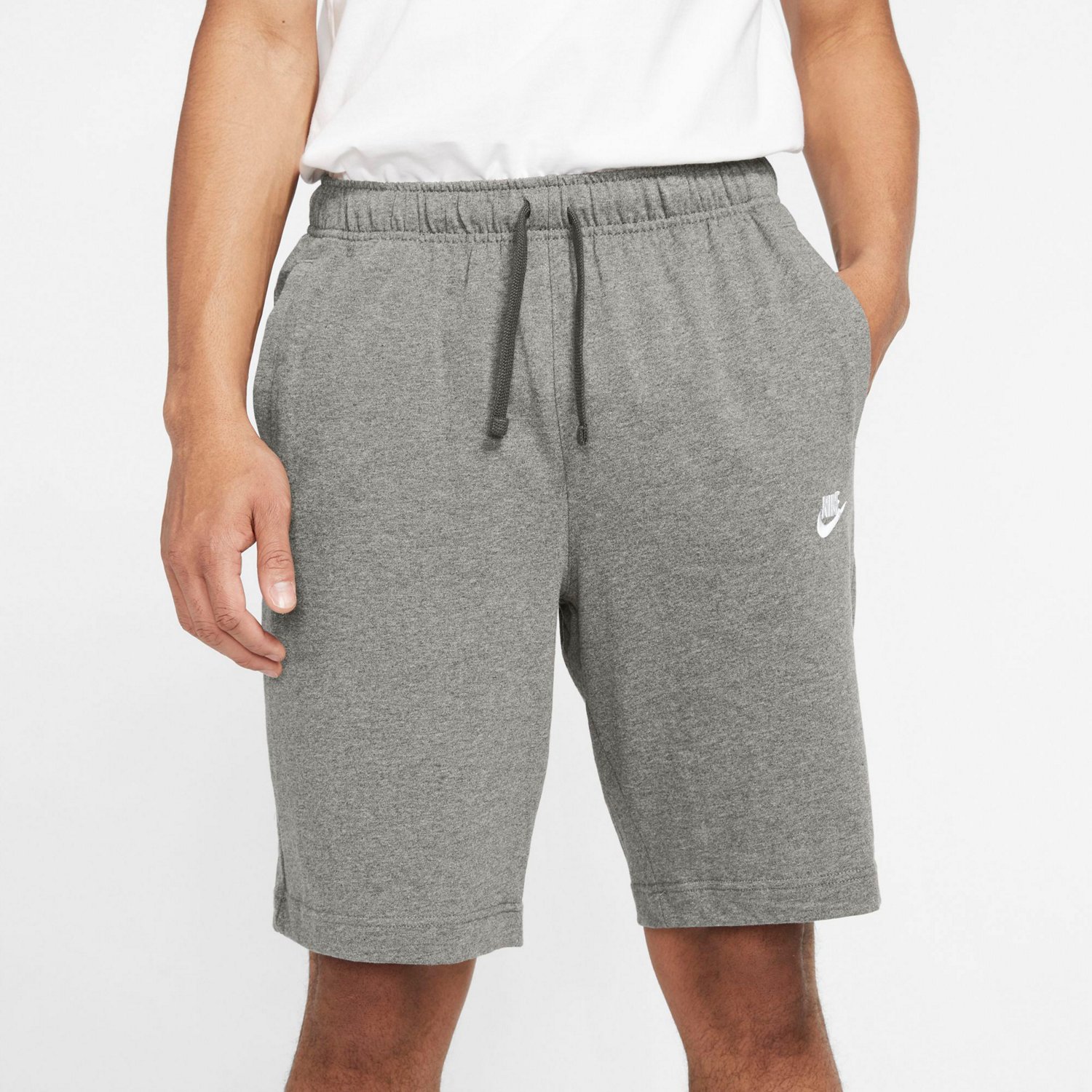 nike men's sportswear club jersey graphic shorts