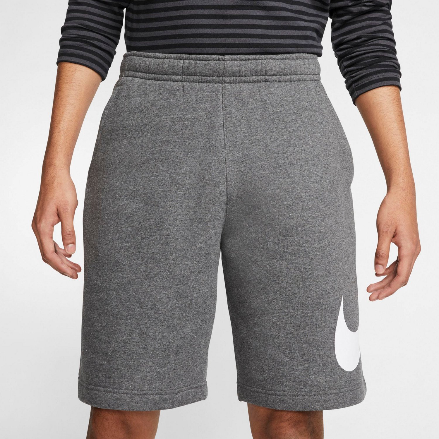 Nike Men s Sportswear BB GX Graphic Club Fleece Shorts 10 in Academy