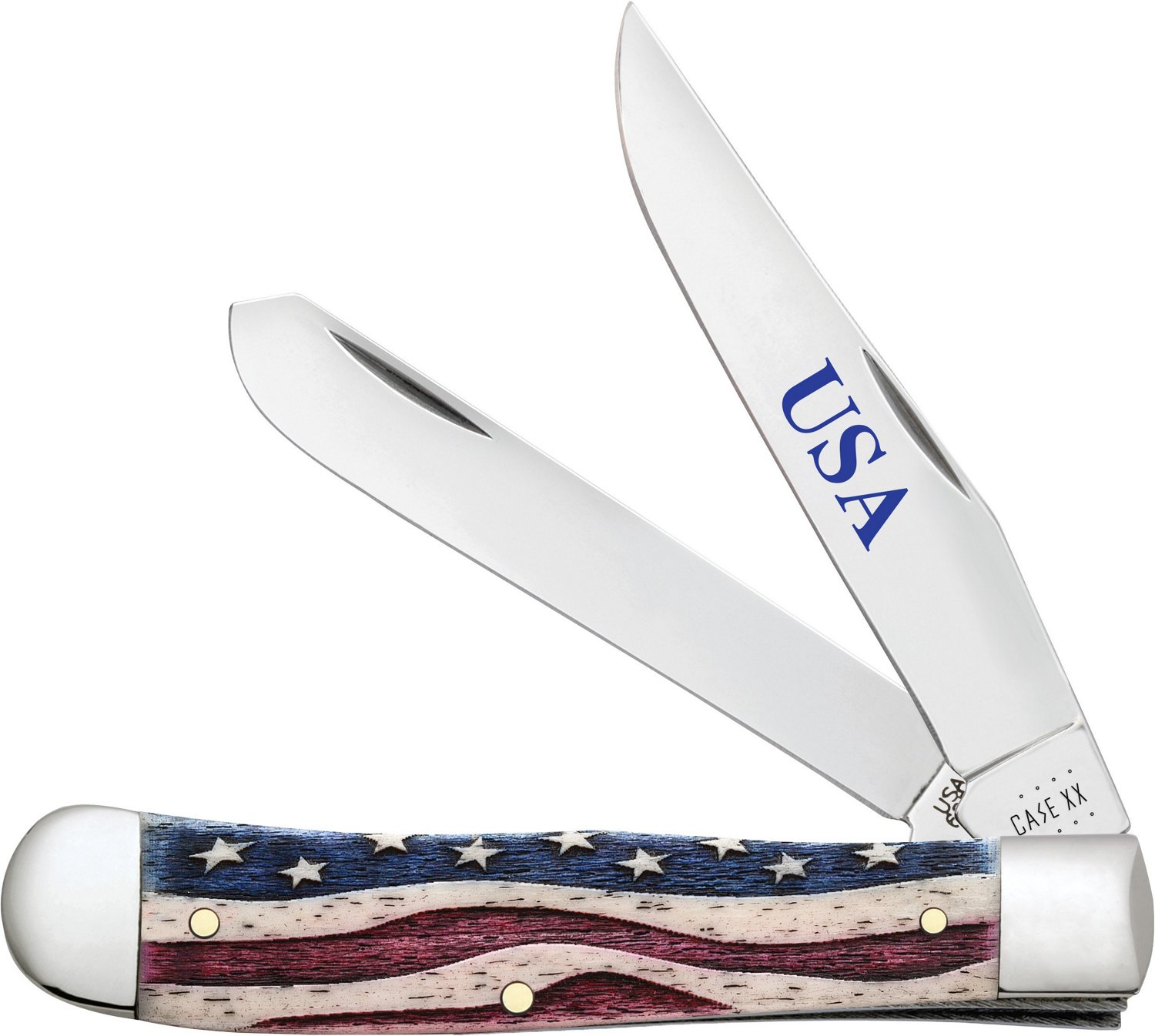 WR Case & Sons Cutlery Co Star Spangled Banner Trapper