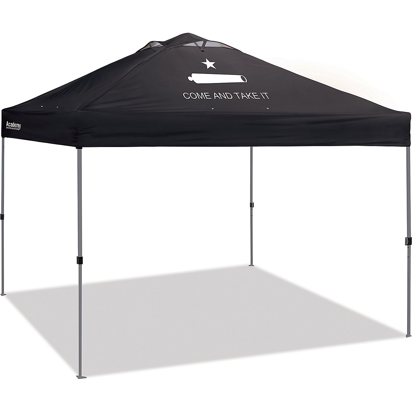 Academy Sports + Outdoors Z-Shade One Push 10' x 10' Straight Leg Come And Take It Canopy                                        - view number 1