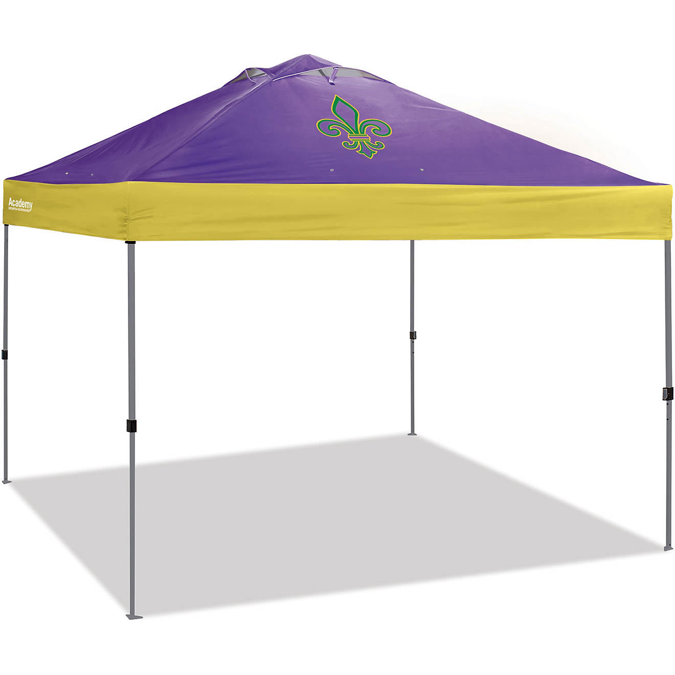 Academy Sports + Outdoors 10 ft x 10 ft One Push Straight Leg Fleur-De-Lis State Canopy                                          - view number 1