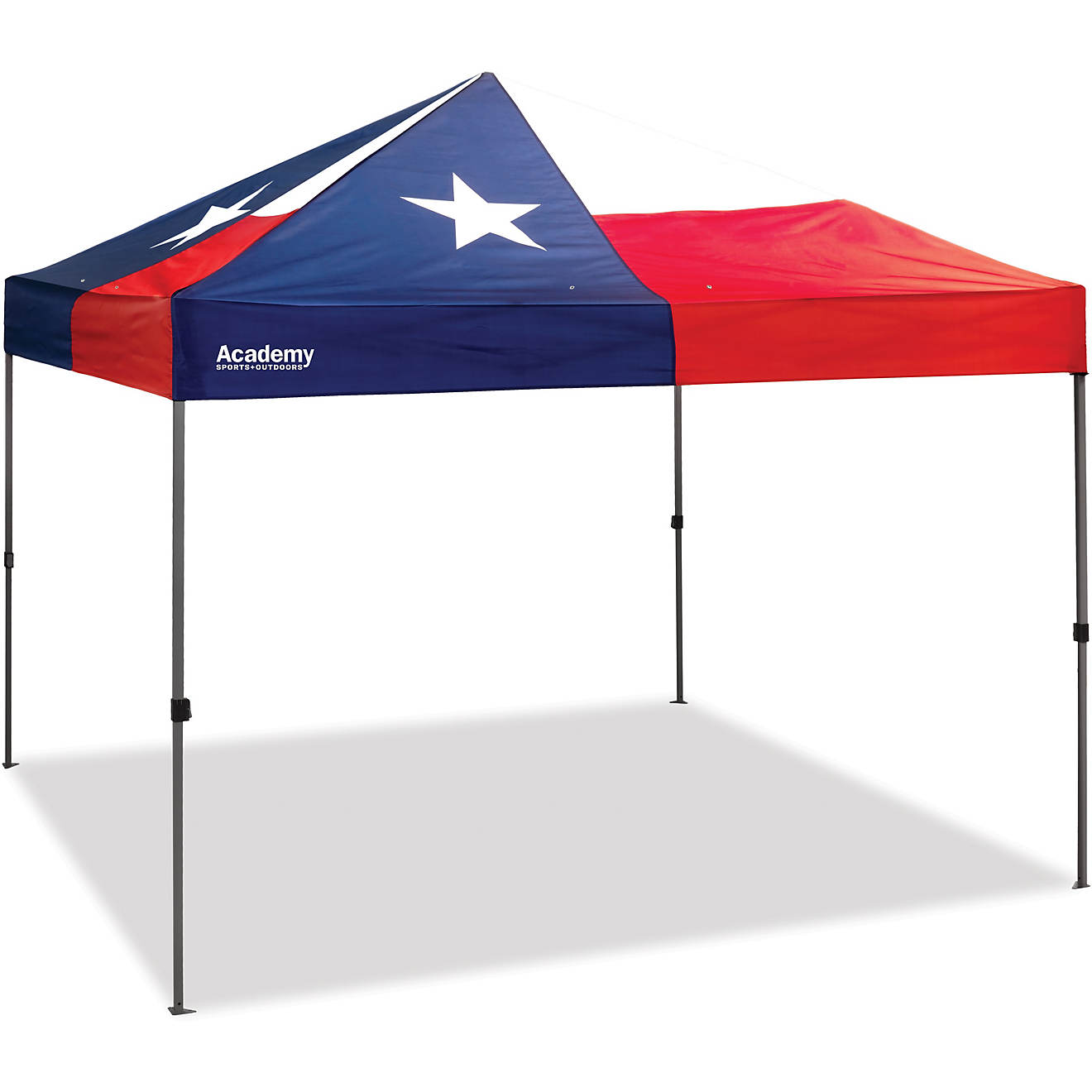 Academy Sports + Outdoors 10 ft x 10 ft One Push Straight Leg Texas Flag State Canopy                                            - view number 1