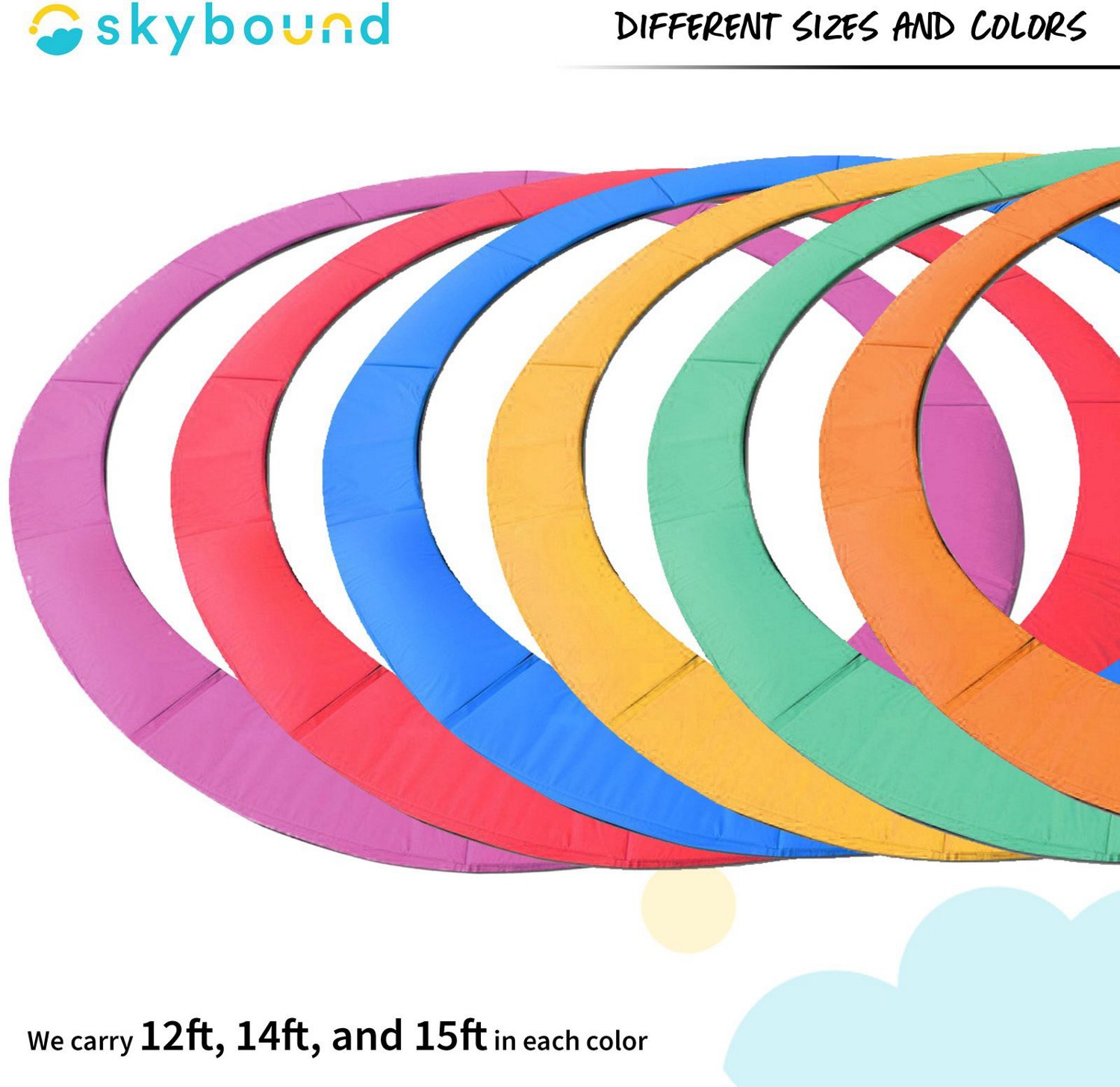 SkyBound 12 ft Universal Replacement Trampoline Pad - view number 5