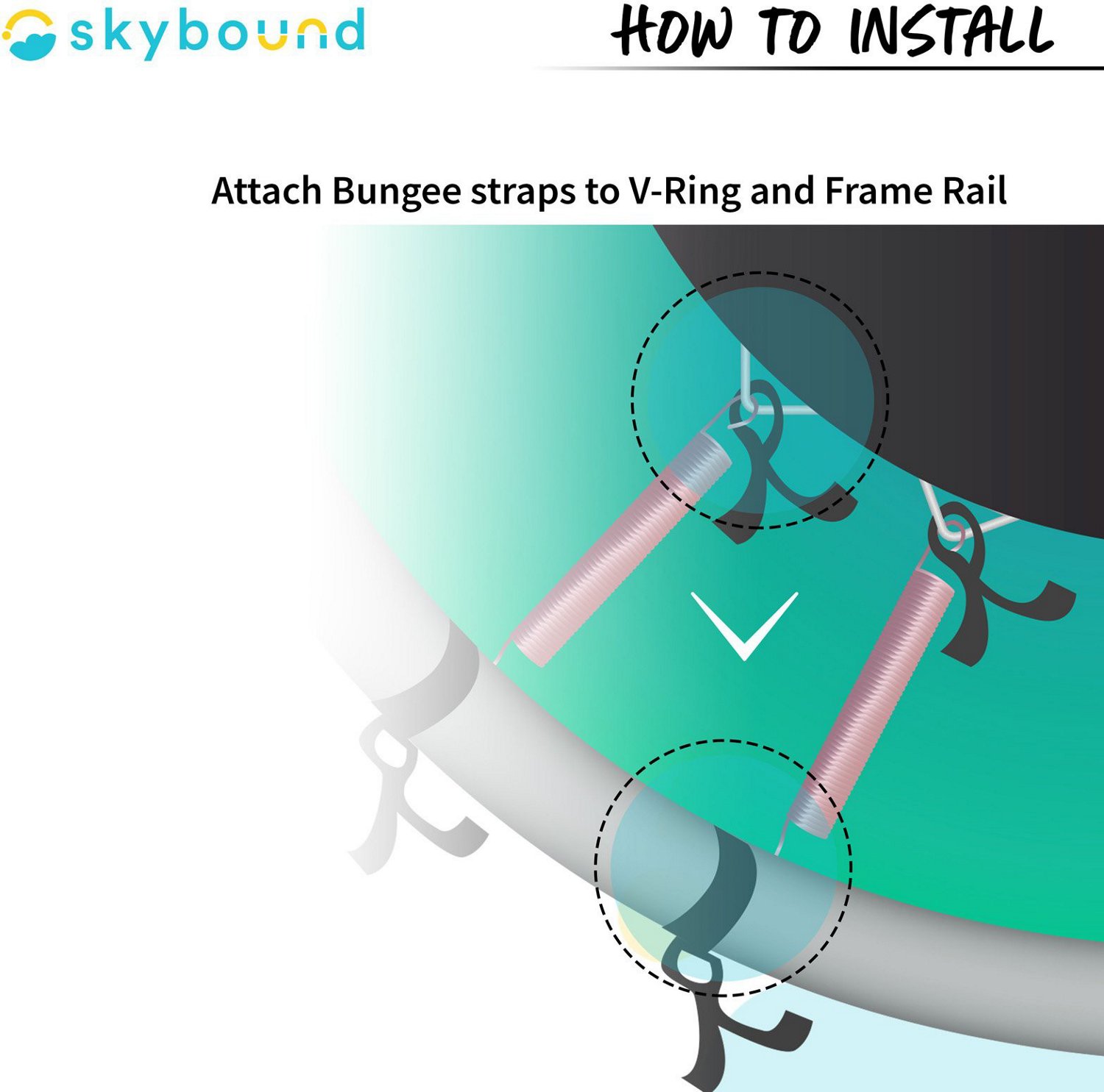 SkyBound 12 ft Universal Replacement Trampoline Pad - view number 3
