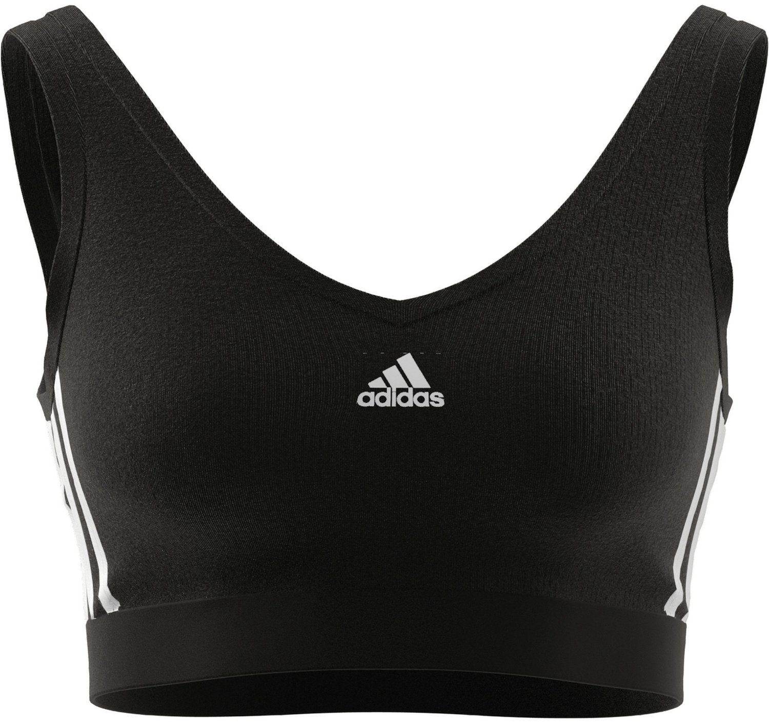 adidas Women's Essentials 3-Stripe Crop Sports Bra | Academy