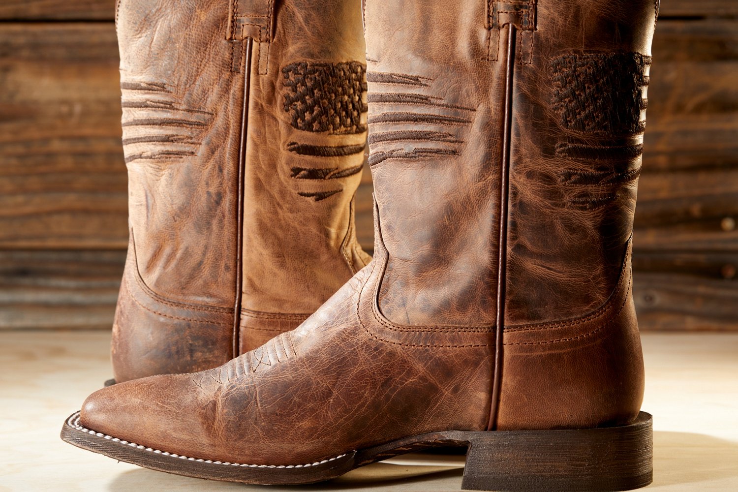 Ariat men's circuit patriot clearance western boots