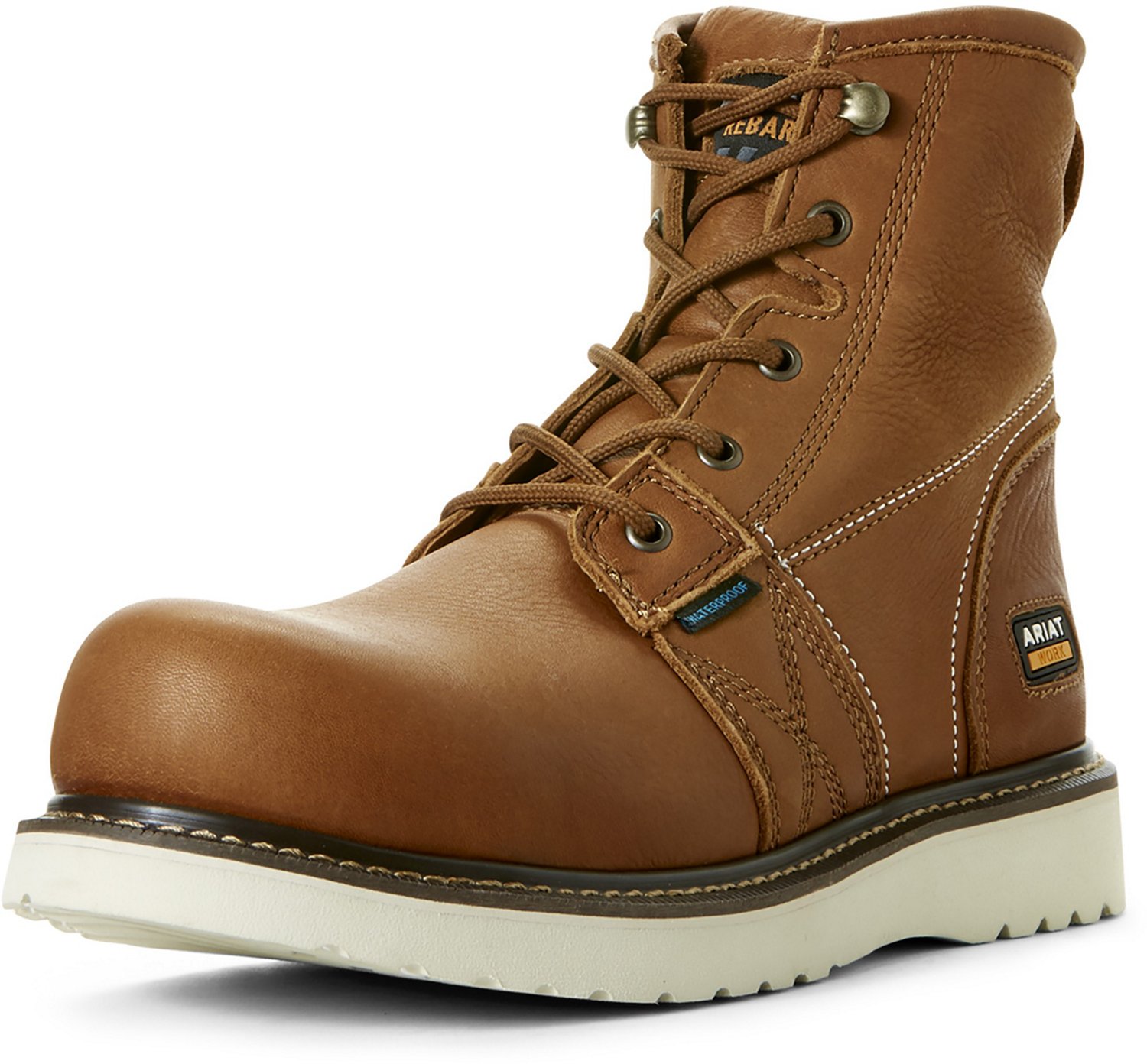 Ariat Men s Rebar Wedge Work Boots Free Shipping at Academy