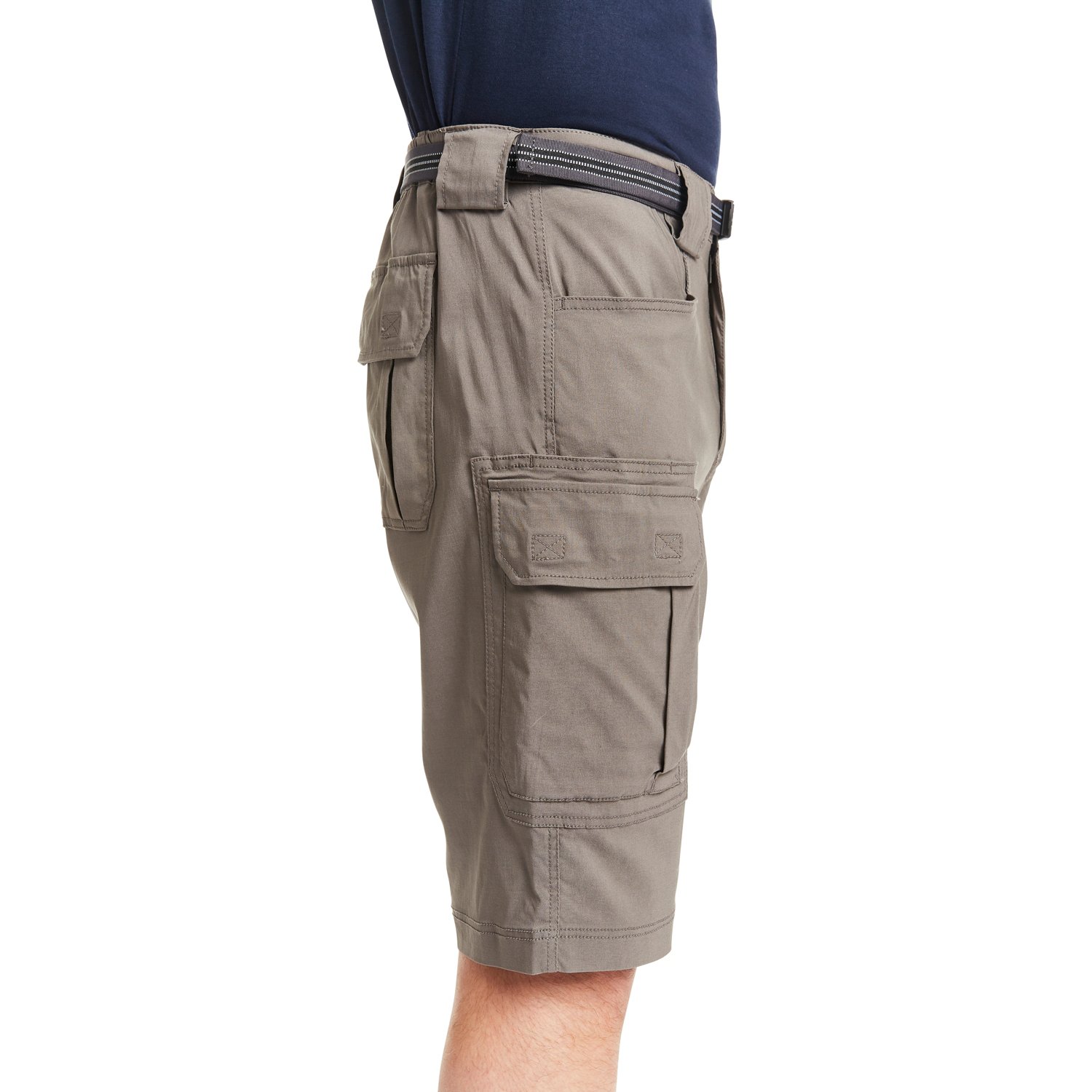 Smith's Workwear Men's Belted Stretch Performance Cargo Shorts                                                                   - view number 2